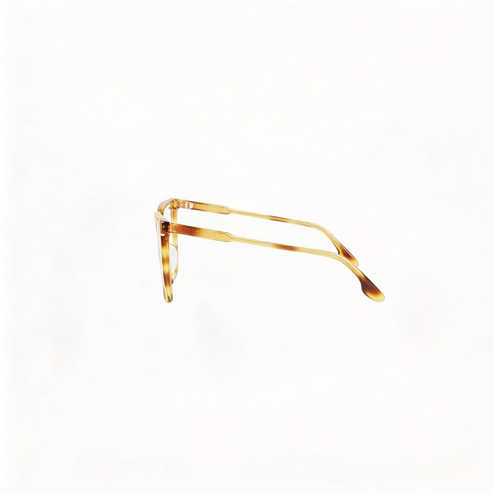 Victoria Beckham Modern VB2633 Men's Sunglasses with Blonde Havana Acetate Frame and Polycarbonate Lenses 56mm