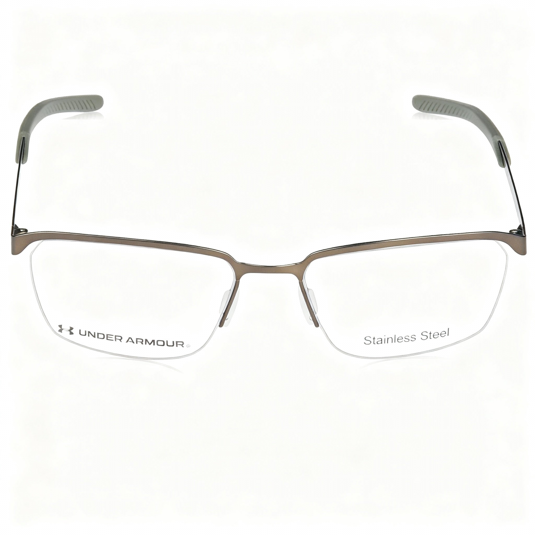 Under Armour Casual Men's Eyewear, Grey Brown Alloy Steel Frame, Non-polarised Polycarbonate Lenses, 56-17-140