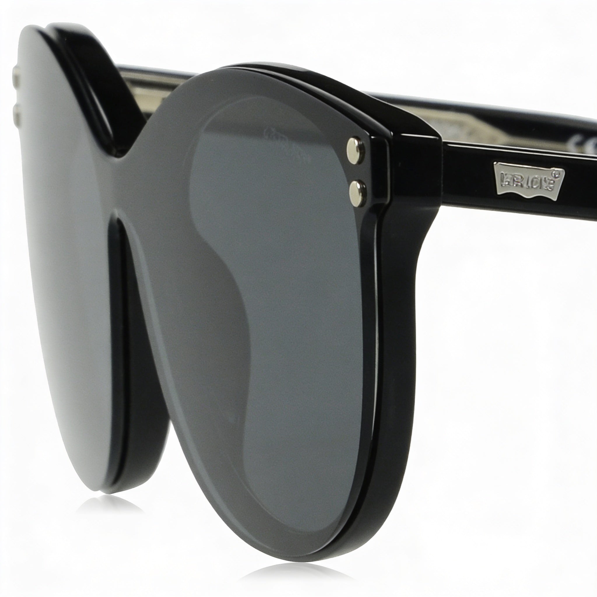 Gafas de sol Levi's Lv 5012/Cs para mujer, de plástico ecológico, color negro, con protección UV, talla 53-17-145, Photo 3