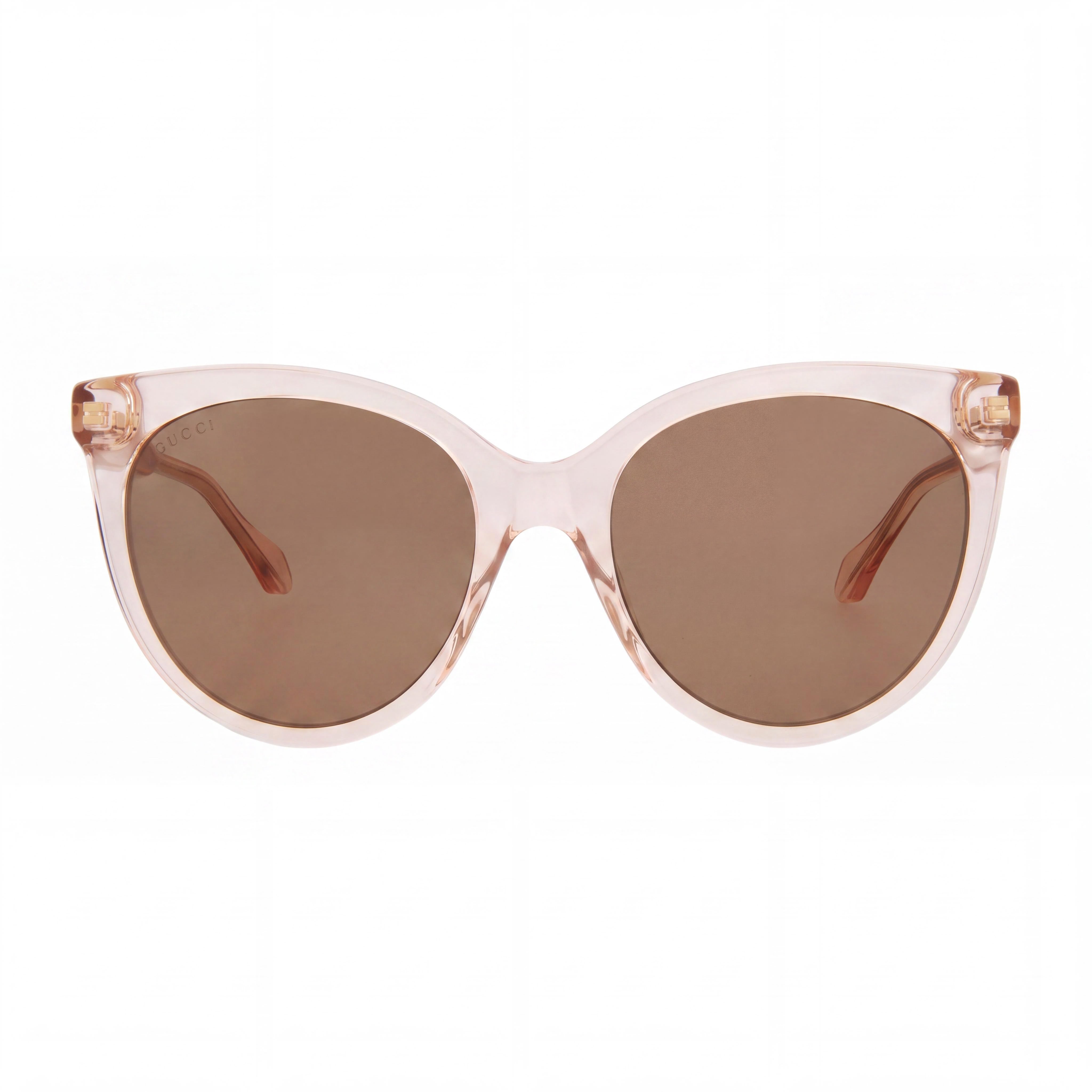 Gucci GG0565S-004-54 Unisex Cat Eye Sunglasses Pink Brown Plastic UV Protection Made in Italy 54mm, Photo 2