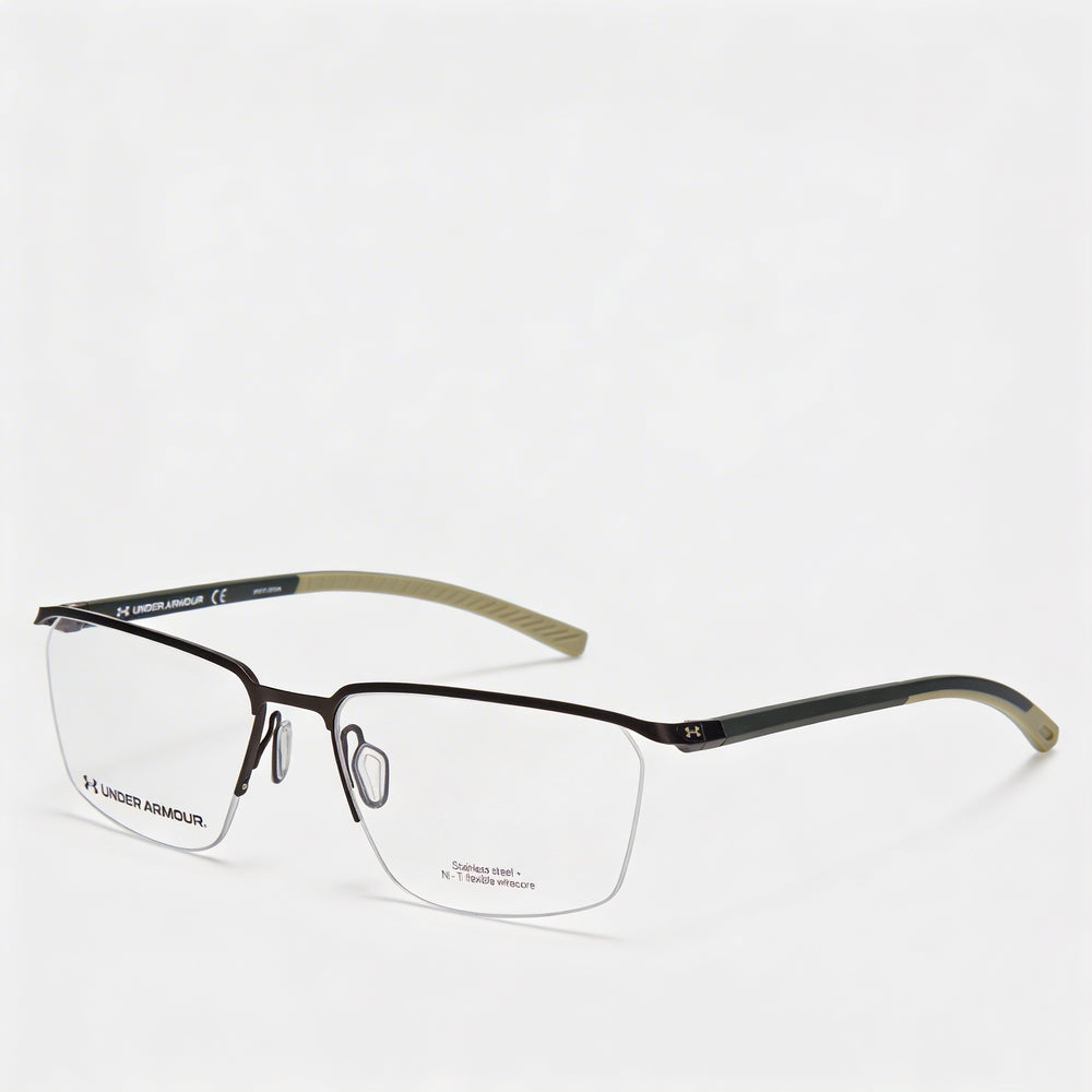 Under Armour Ua 5002/G Men's Brown Metal Frame Eyeglasses 57mm