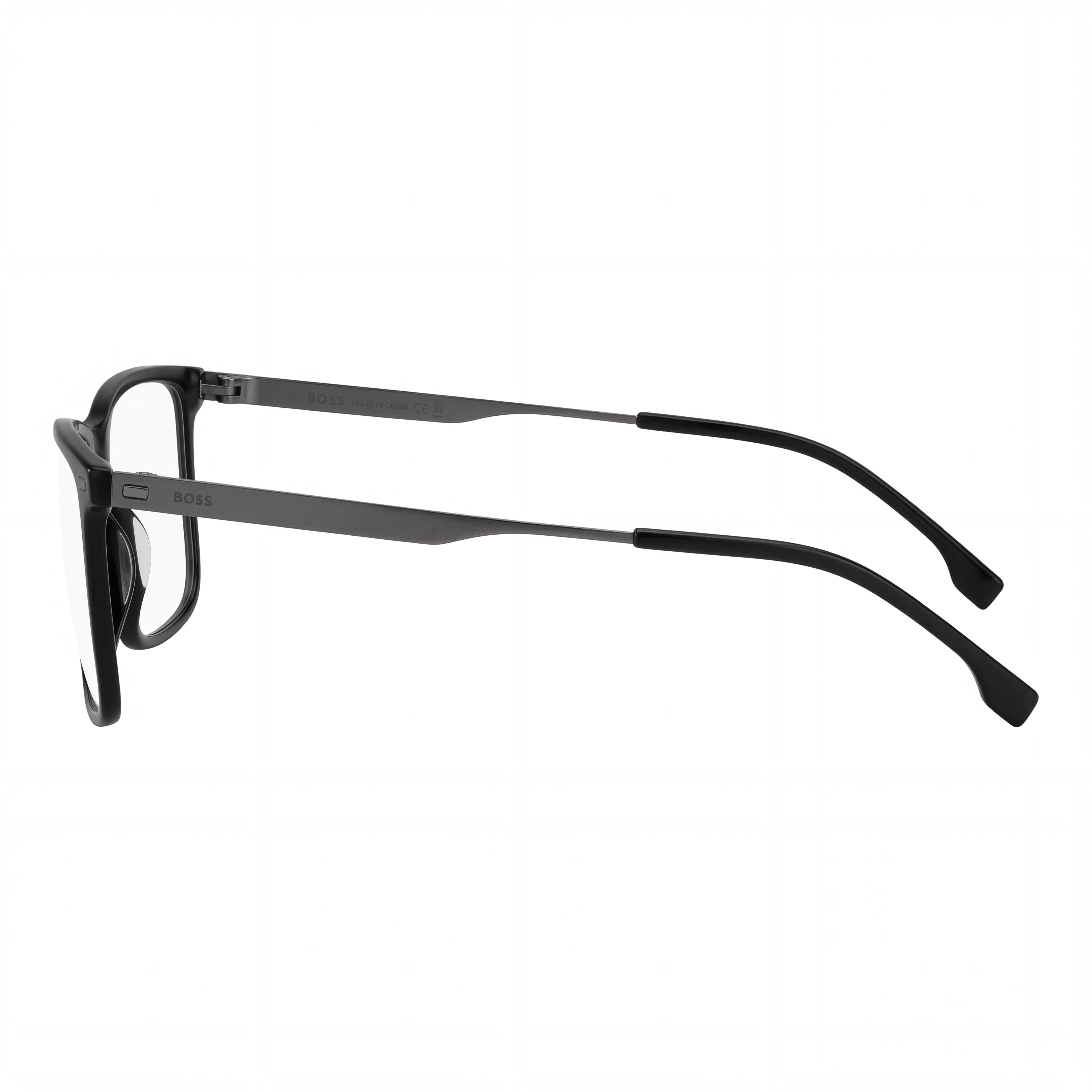 Hugo Boss Classic Women's Black Dark Ruthenium Light Acetate Frame Non-Polarized 55mm Sunglasses, Photo 2