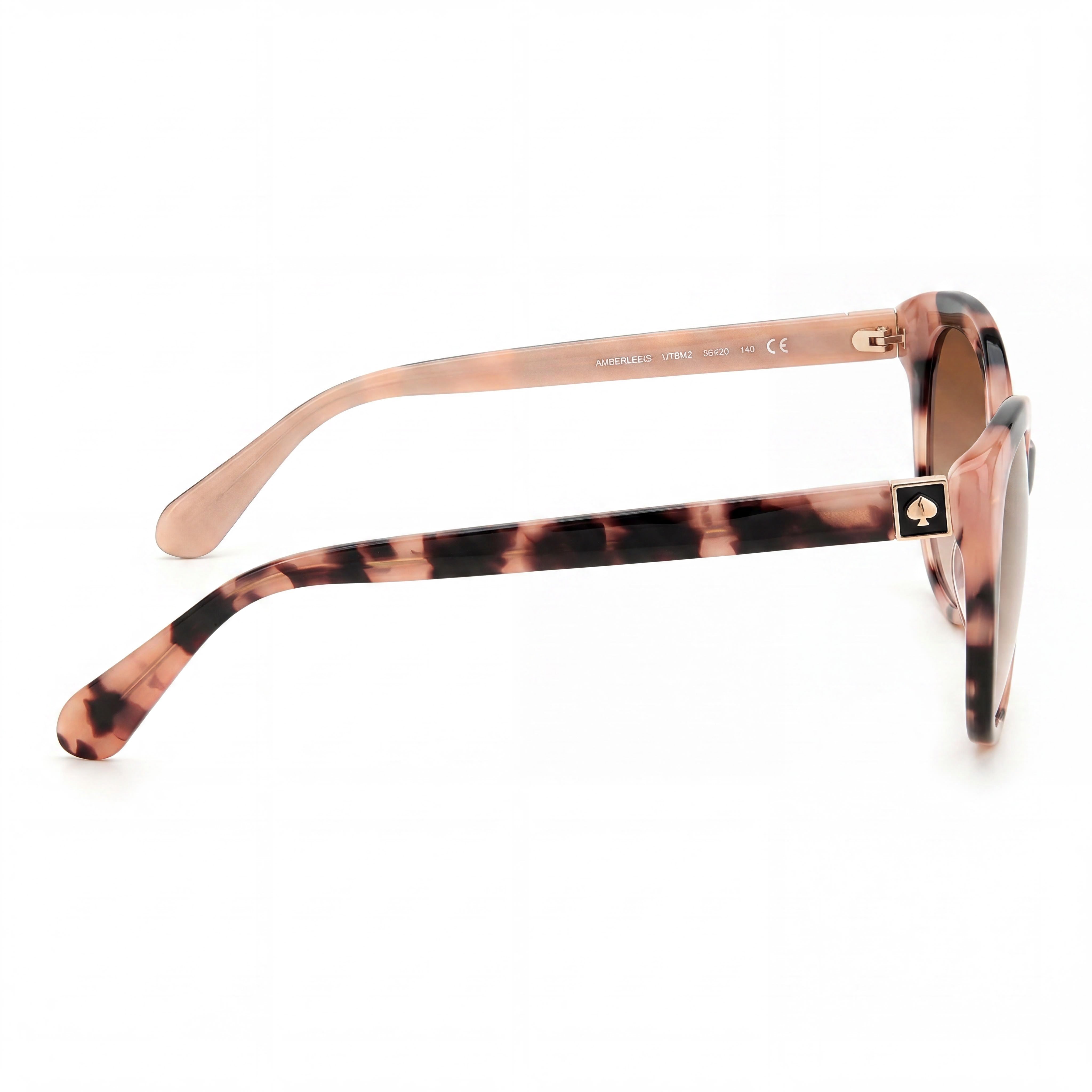 kate spade new york Amberlee/S Women's Pink Havana Brown Pink Gradient Plastic UV Protection Non-Polarized 55-20-140, Photo 3