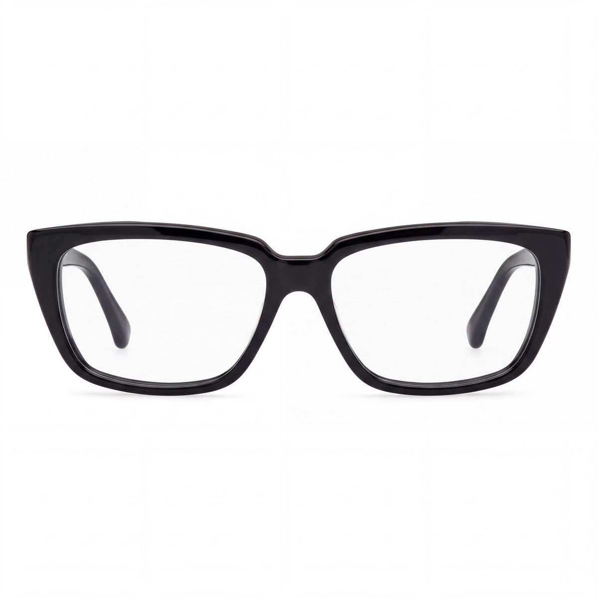 MaxMara MM5112 Women's Plastic Ophthalmic Eyeglasses Shiny Black 54mm, Photo 2