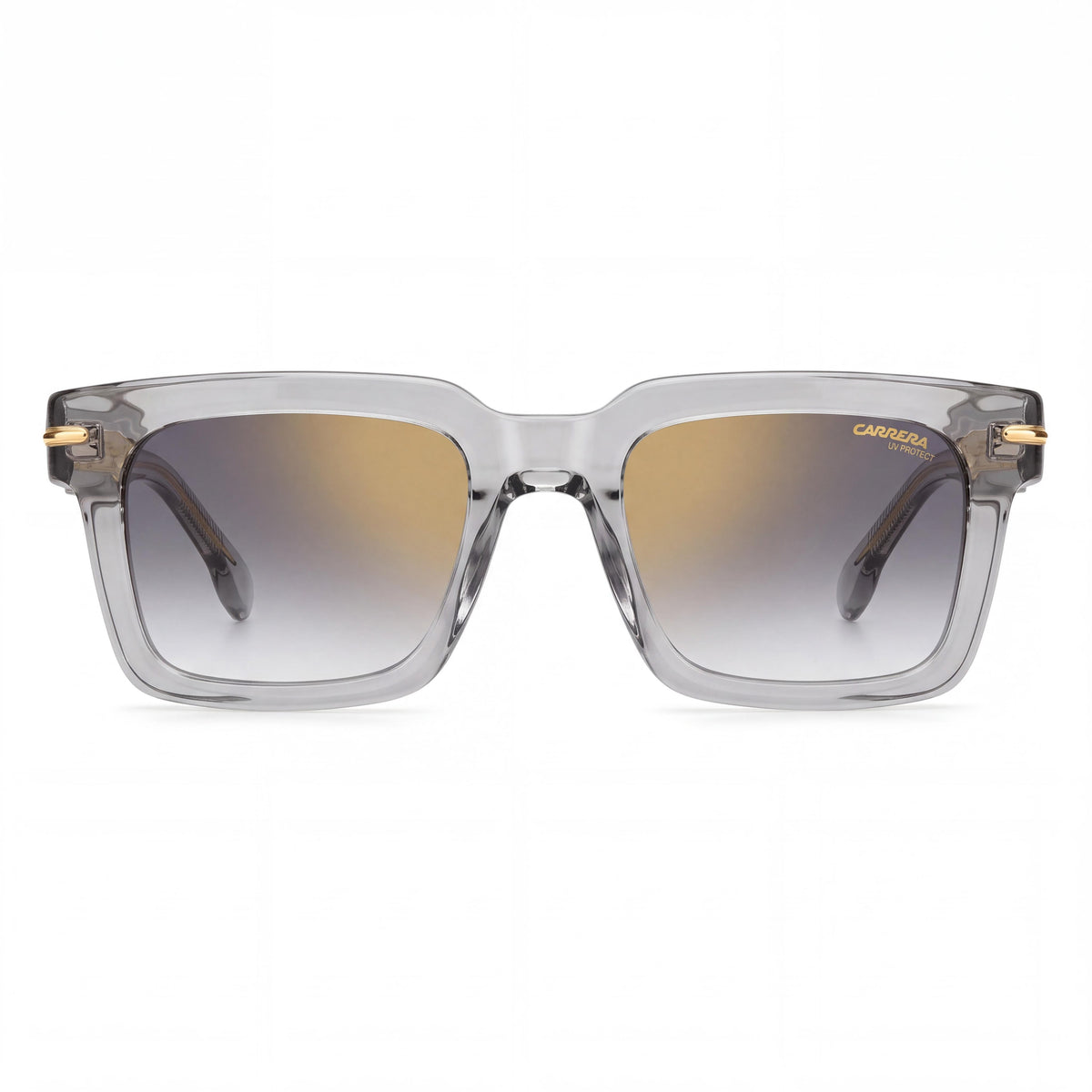 Carrera Carrera 316/S Unisex Acetate Frame UV Protection Grey Shaded Gold Mirrored Sunglasses 52mm, Photo 2