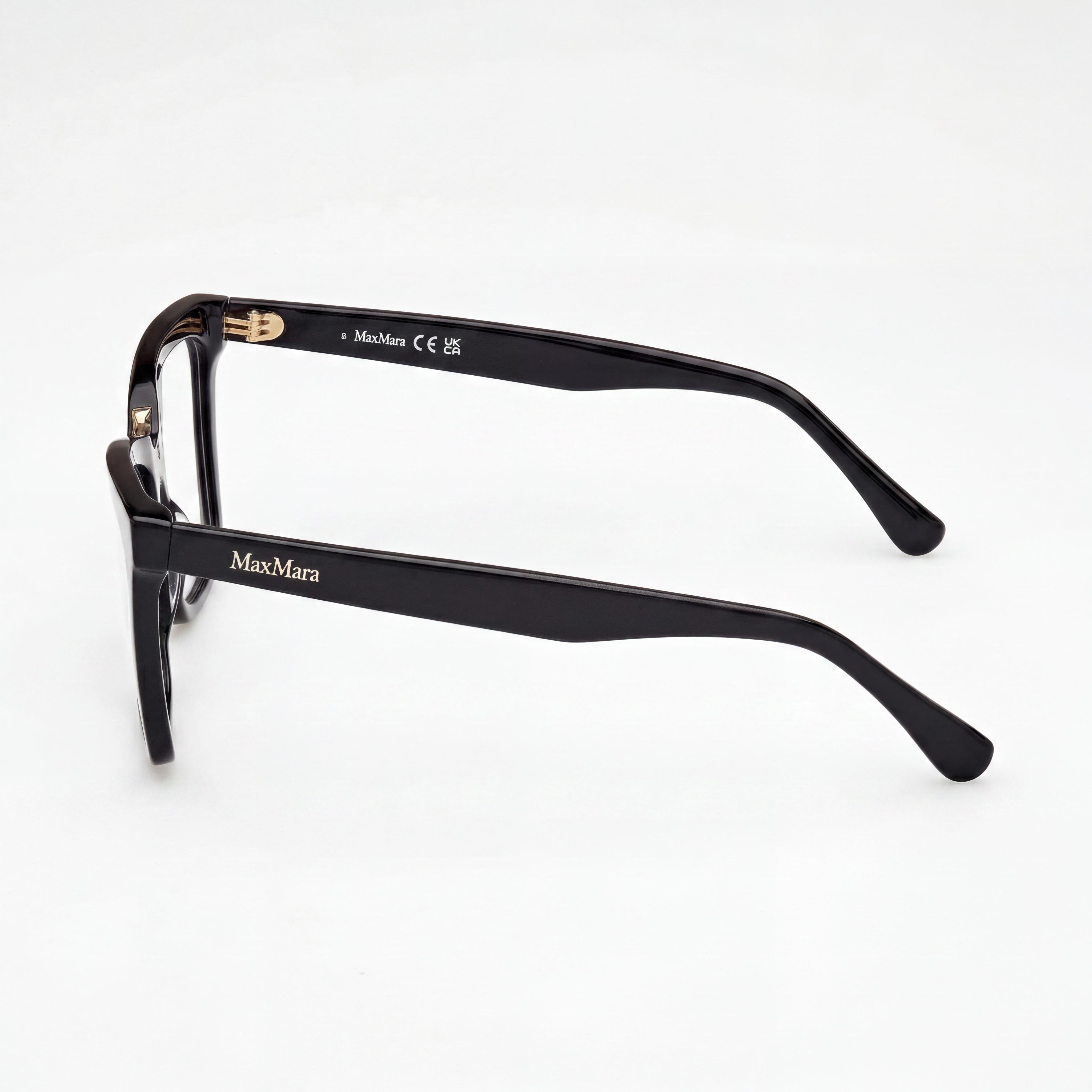 MaxMara Mm5111 Men's Shiny Black Plastic Sunglasses 54mm, Photo 2