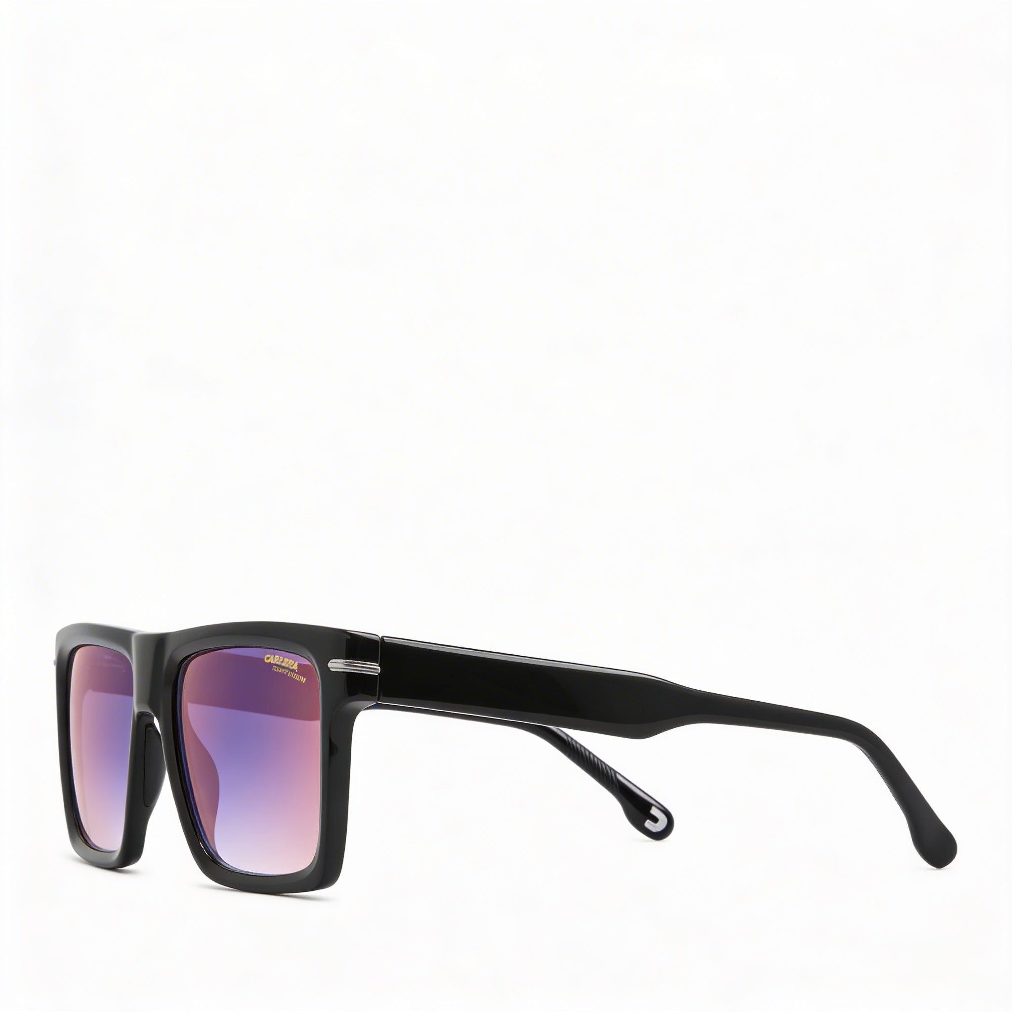 Carrera 4019/S Men's Black Blue Shaded Red Plastic UV Protected Non-Polarized Coachella Festival Edition Sunglasses 58mm, Photo 3