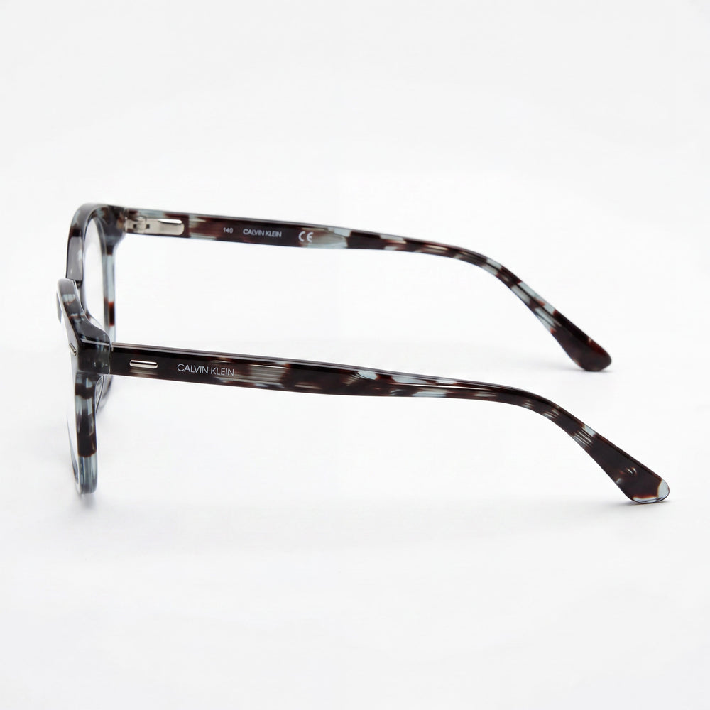 Calvin Klein CK21710 Unisex Aqua Tortoise Alloy Steel Frame Sunglasses with UV Protection, 51mm Lens Width