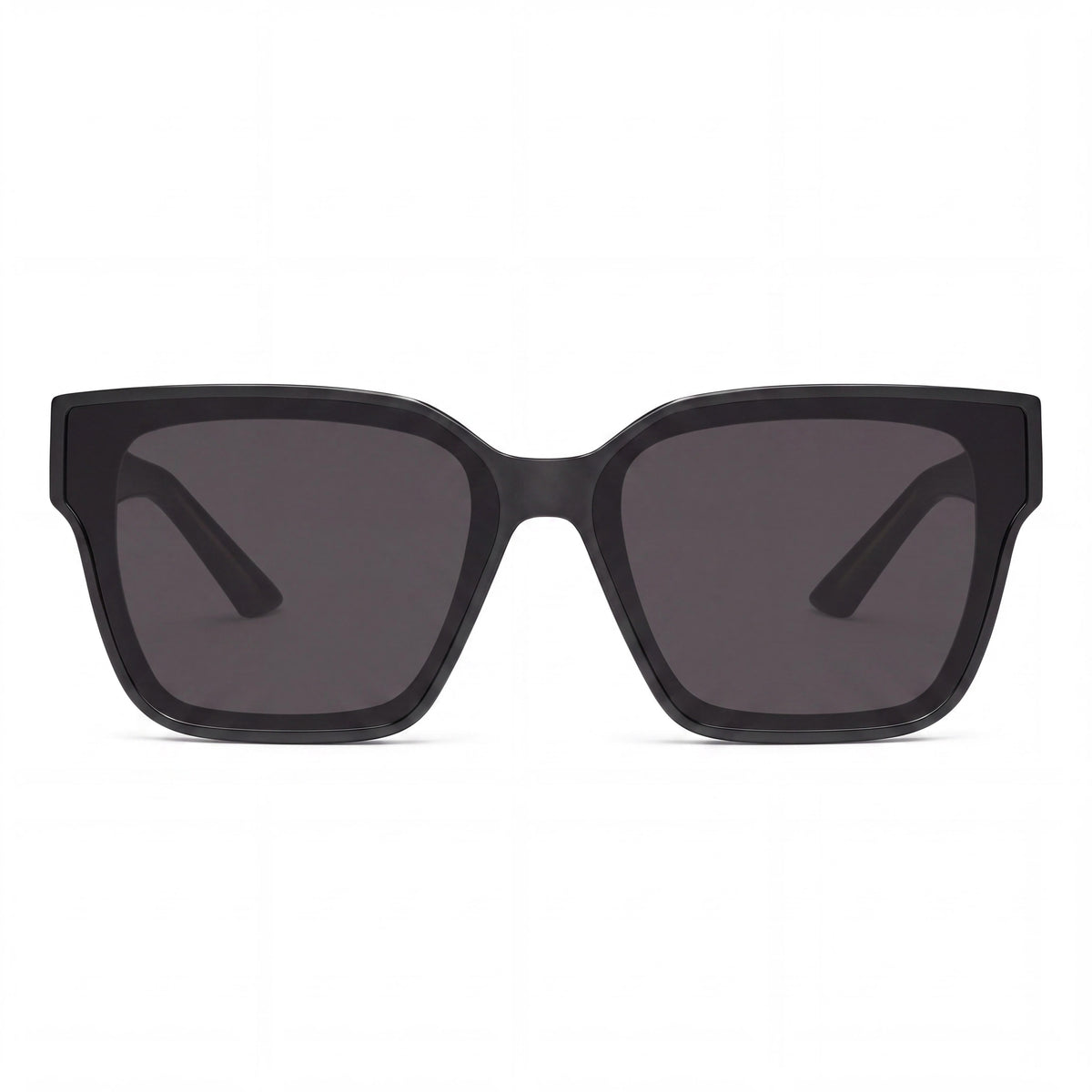 QUAY AUSTRALIA Drive in Unisex Black Injection Frame Square Sunglasses UV Protection 66mm, Photo 2
