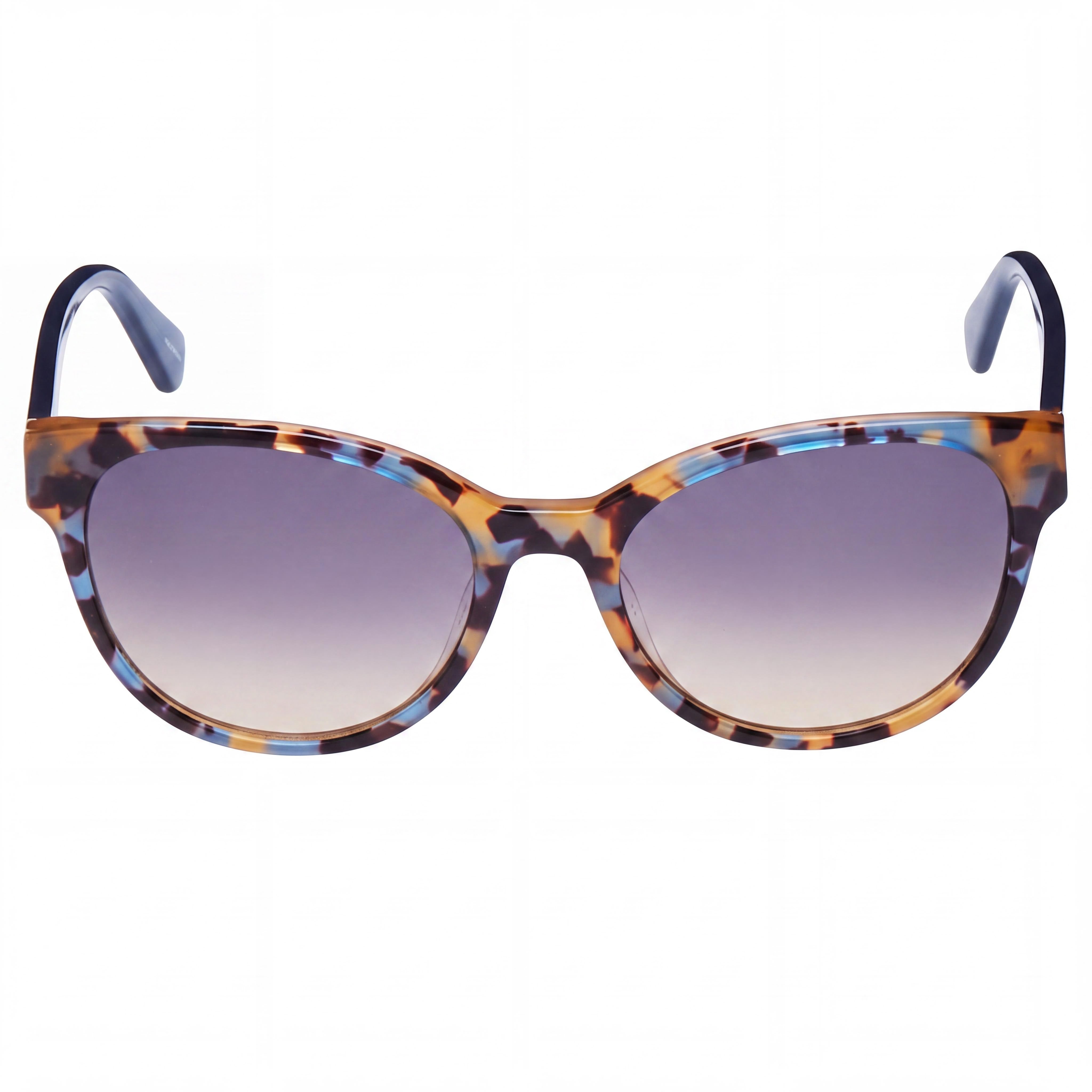 kate spade new york Seasonal Women's Havana Yellow Acetate Frame UV Protected Polycarbonate Lens 55mm Sunglasses, Photo 2