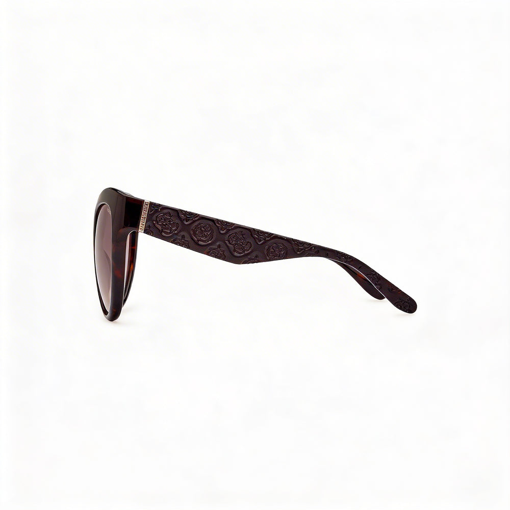 Gafas de sol inyectadas GUESS Classic de mujer con protección UV, color Habana oscuro, degradado marrón, 61-20-125 mm