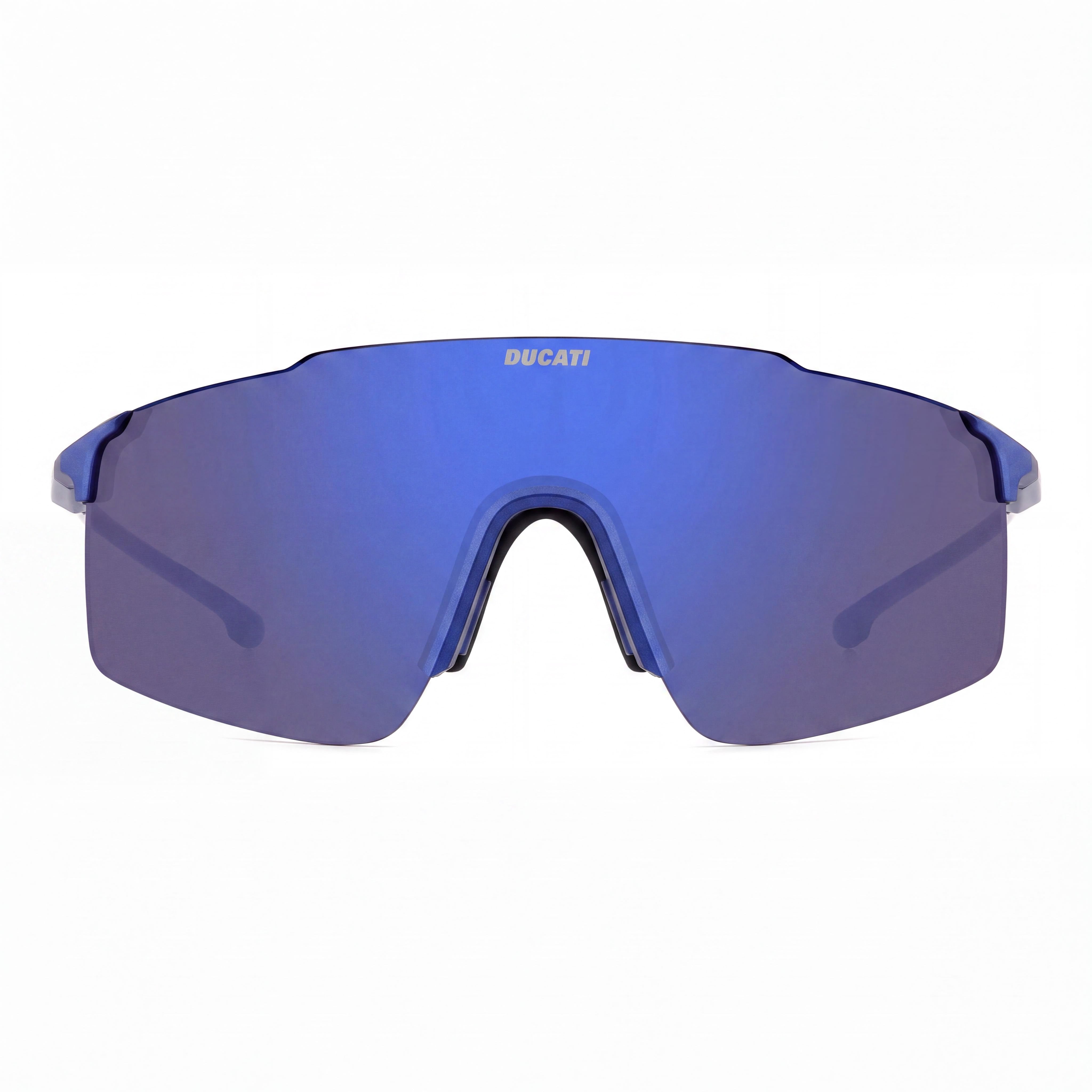 CARRERA DUCATI CARDUC 033 /S Women's Blue Metallized Polyamide 100% UV Non-Polarized Sunglasses 99mm, Photo 2