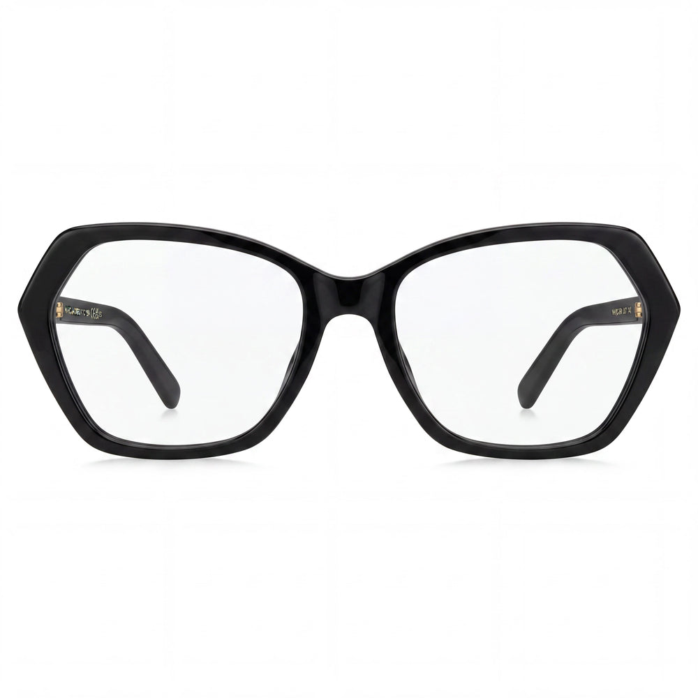 Marc Jacobs MARC 660 Women's Black Square Full Rim Acetate Optical Eyeglasses 54mm Lens, 140mm Temple