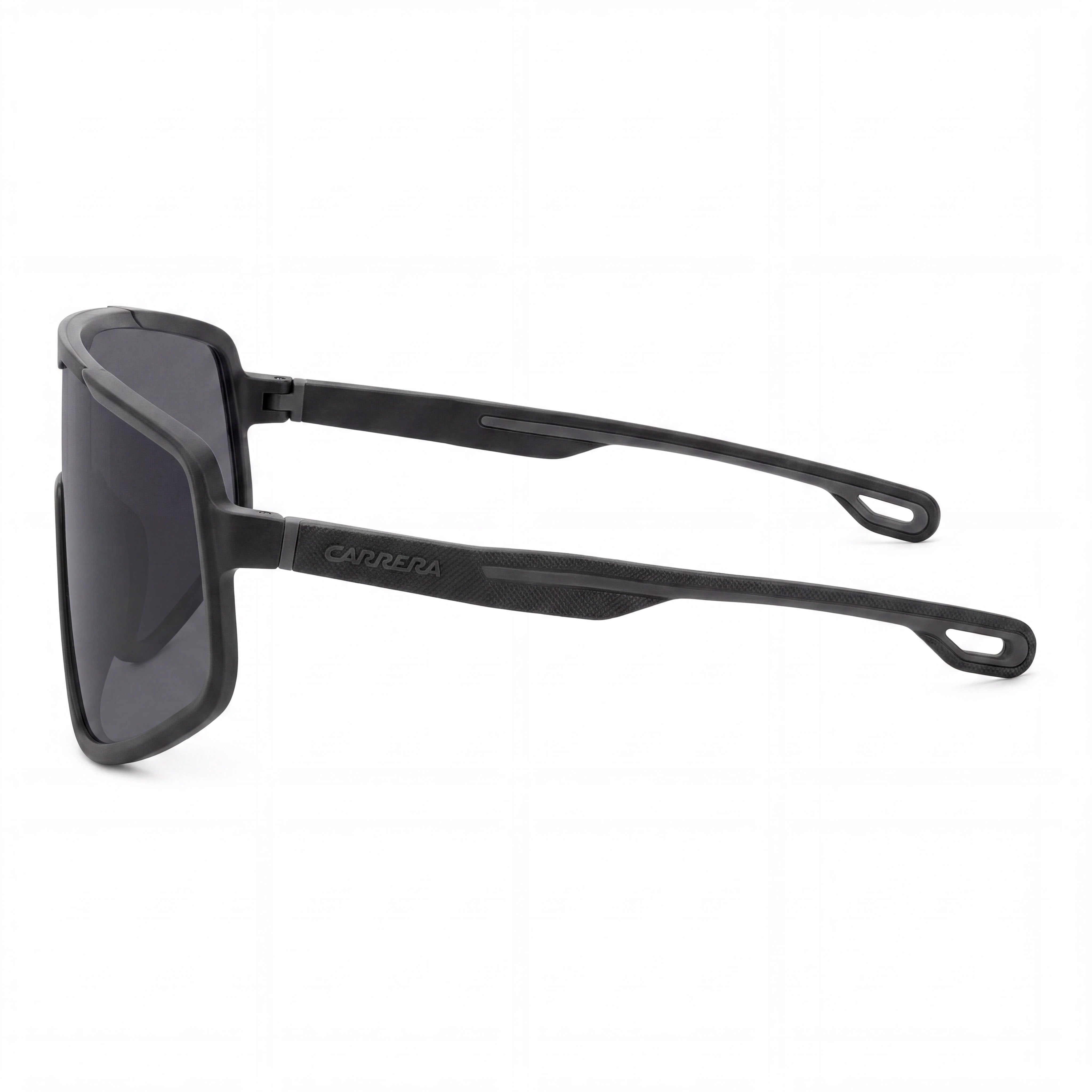 Carrera Casual Women's Matte Black Eco Polyamide Frame & Lens Sunglasses with UV Protection, Non-Polarized 99mm, Photo 3