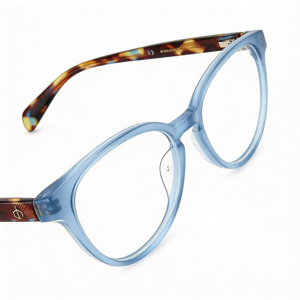 Gafas de acetato azul no polarizadas para mujer de Rag & Bone Modern de 51 mm