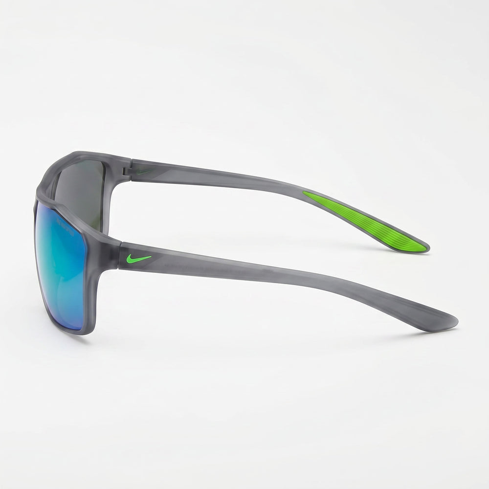 Gafas de sol de hombre casuales Nike, montura de plástico, protección UV, gris oscuro mate, verde, azul multicolor 65mm