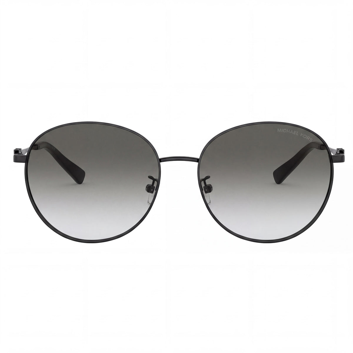 Michael Kors 0MK111910058E57 Women's Round Metal Black Grey Gradient Frame Gradient Grey Lens UV Protected Sunglasses 57mm, Photo 2