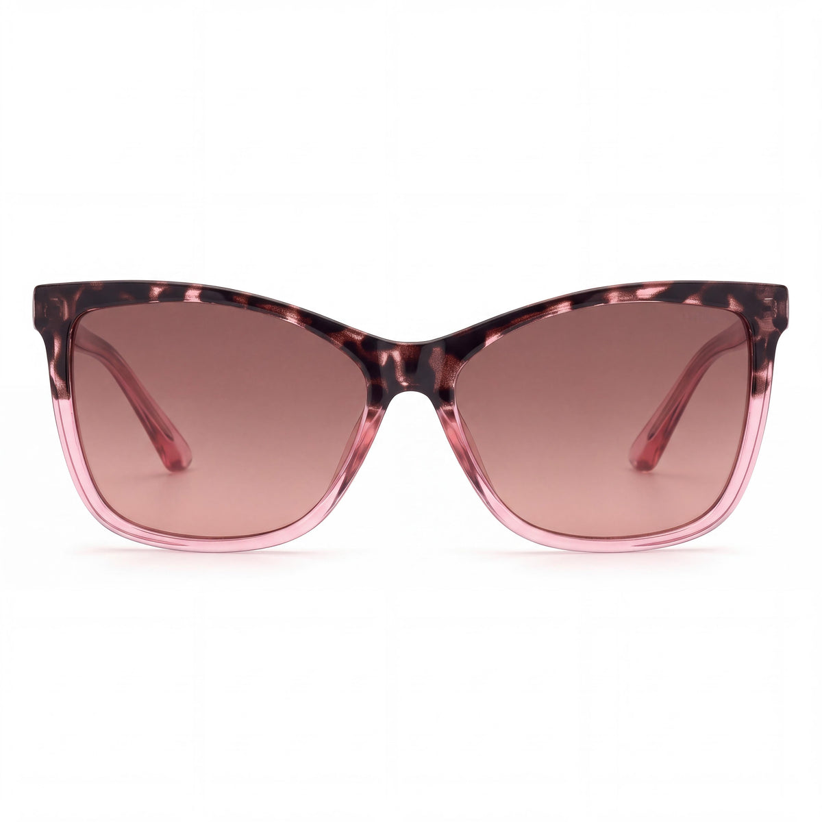 Gafas de sol de mujer de plástico inyectado, cuadradas, clásicas, de GUESS, espejo rosa brillante burdeos 57mm, Photo 2