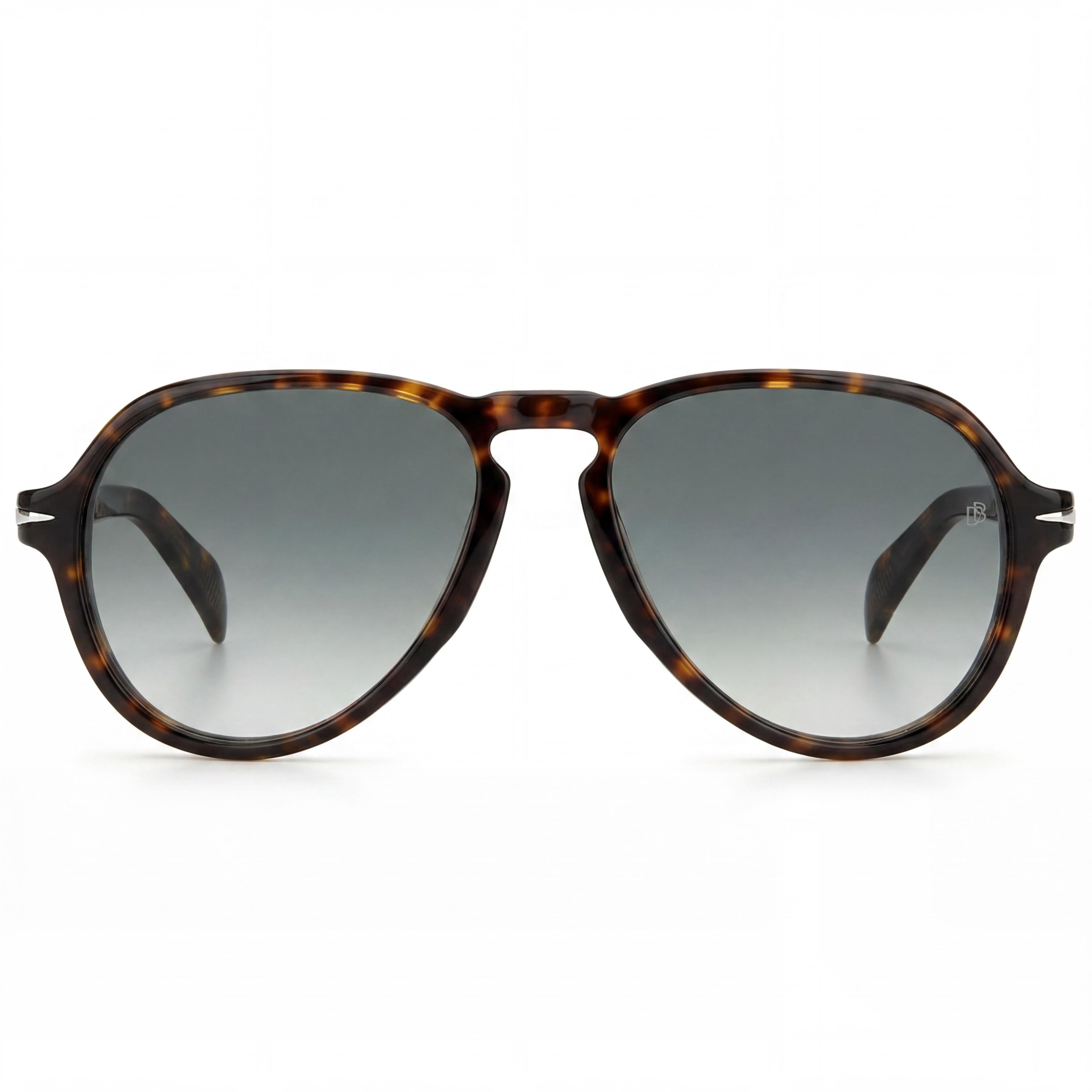 Gafas de sol unisex David Beckham Db 7079/S de acetato con montura y lentes color Habana, protección UV, 55 mm, Photo 2