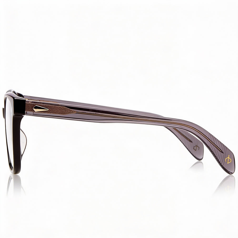 Gafas de sol Rag &amp; Bone RNB3045 para hombre, montura de acetato negro con lentes de policarbonato (demo, 52-18-140 mm)