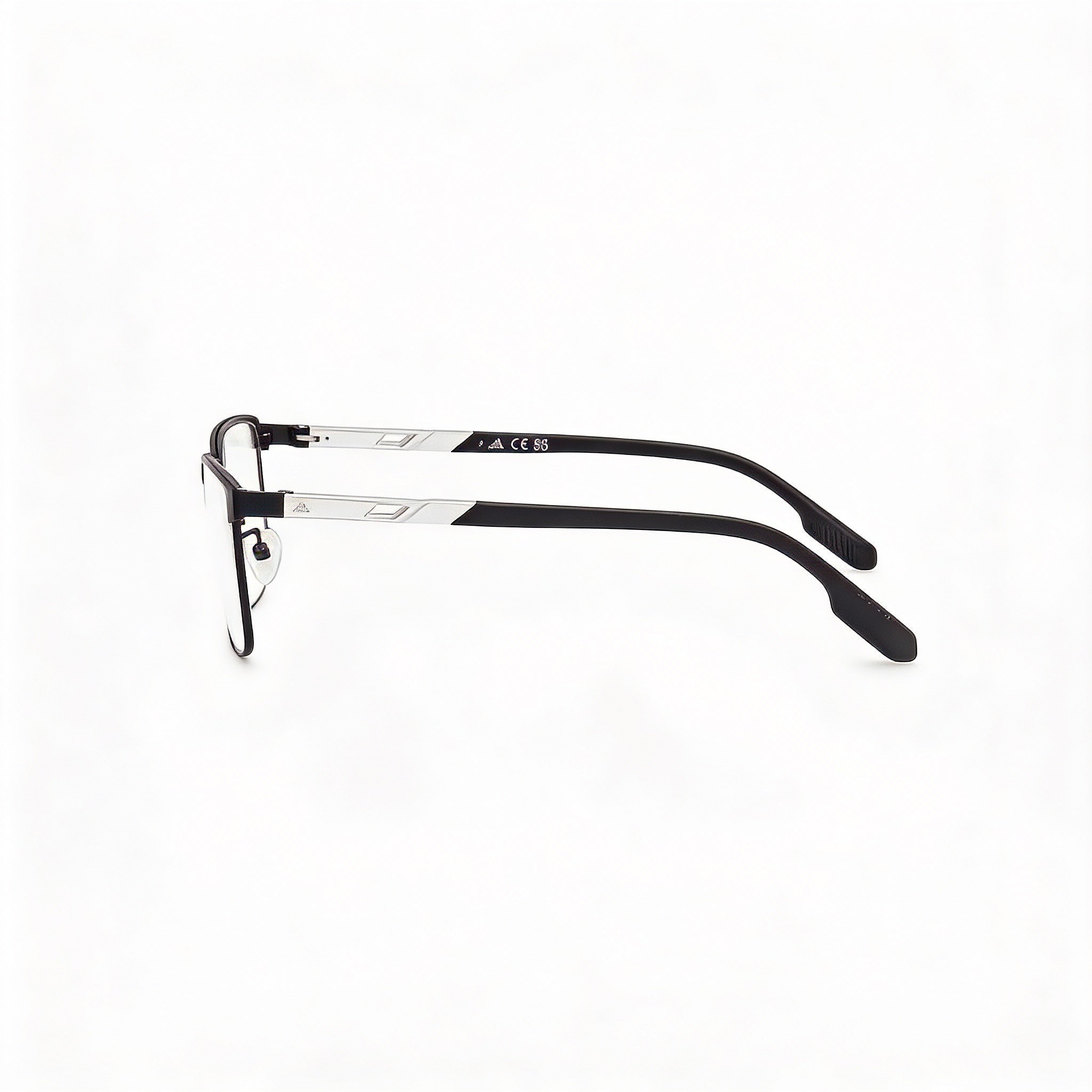 adidas MODERNO Unisex Matte Black Metal Eyeglasses 56mm, Photo 3