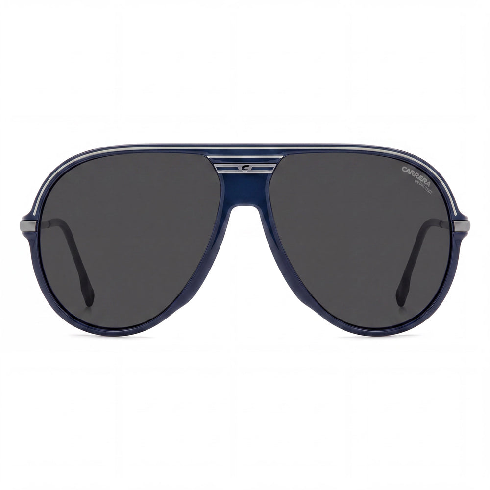 Carrera C Sport 06/S Gafas de sol plegables de plástico azul para mujer con protección UV del 100%, 61 mm