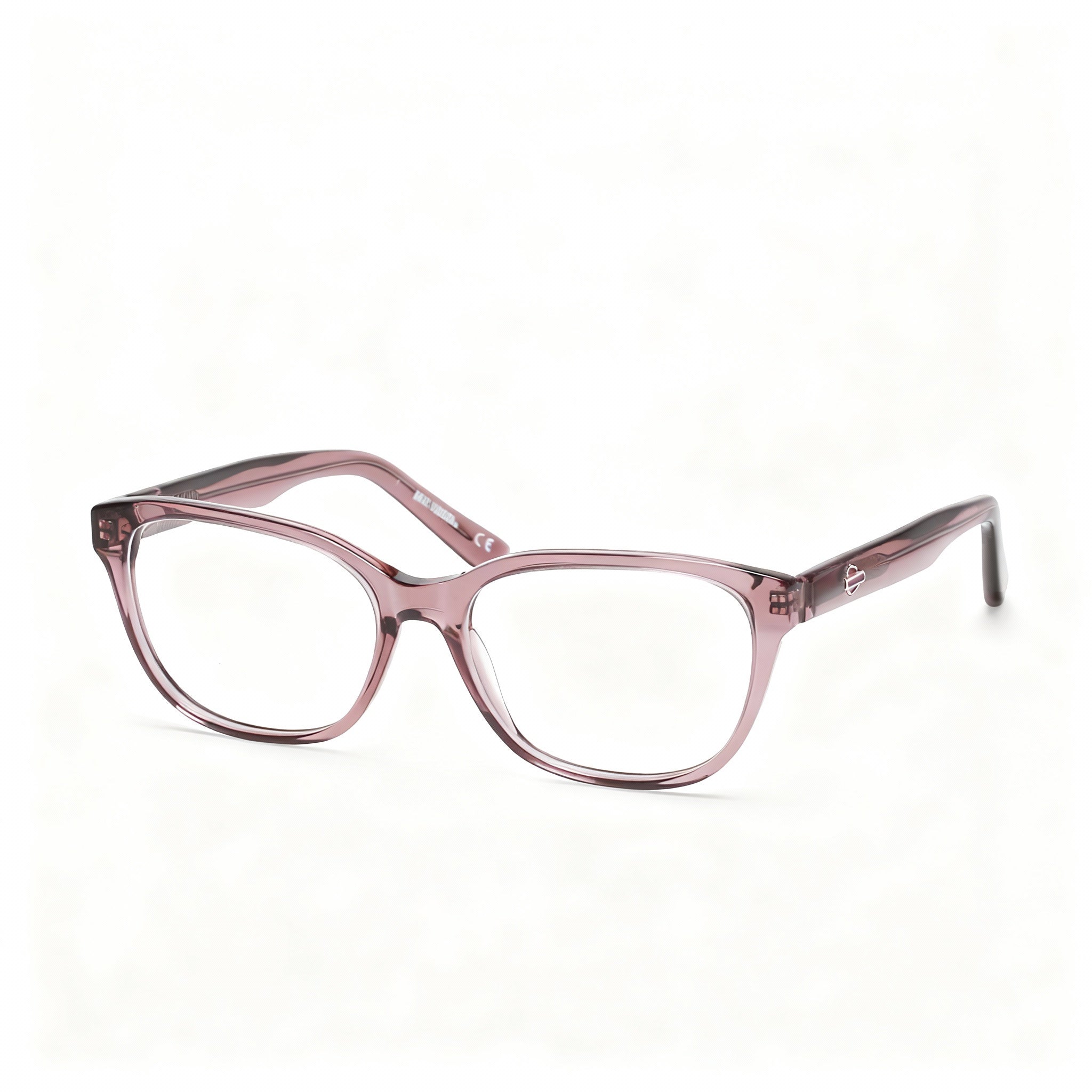 Harley-Davidson Hd0568 Eyeglasses, Unisex Pink Plastic, Polarized Clear Lenses 56-17-140, Photo 3