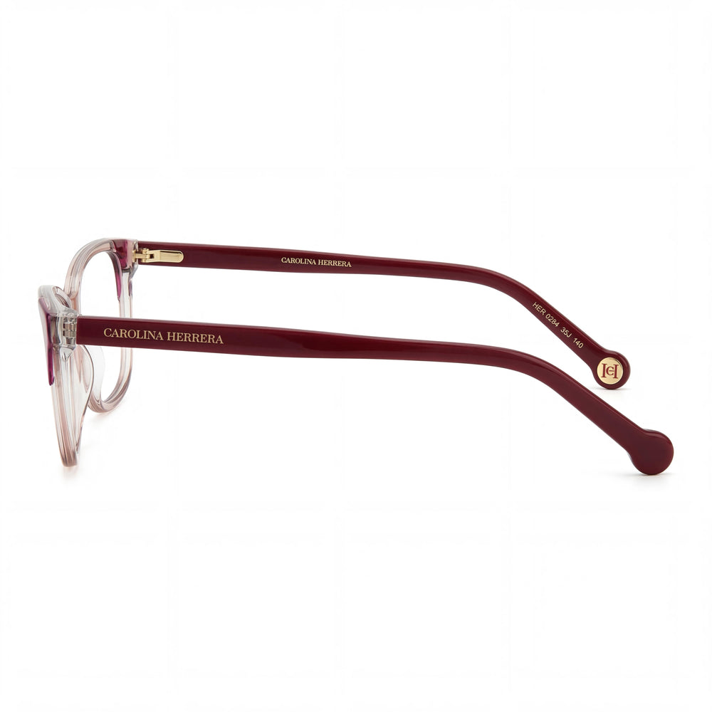 Carolina Herrera Modern Women's Pink Frame Pink Lens Eyewear, Bridge Width 15mm, Temple Length 145mm