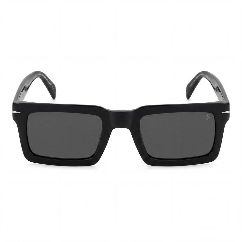 Beckham DB 7126/S Men's Modern Style Acetate Frame Eyeglasses Black/Grey, Lens Width 51mm, Bridge 23mm