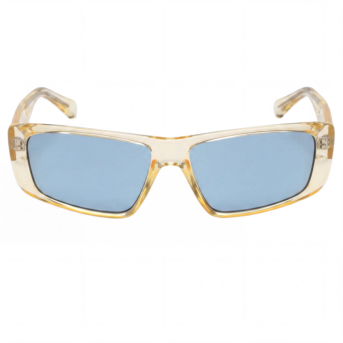 GUESS GU823141V58 Gafas de Sol Rectangulares Unisex Amarillas de Plástico con Lentes Azules y Protección UV 58mm, Photo 2