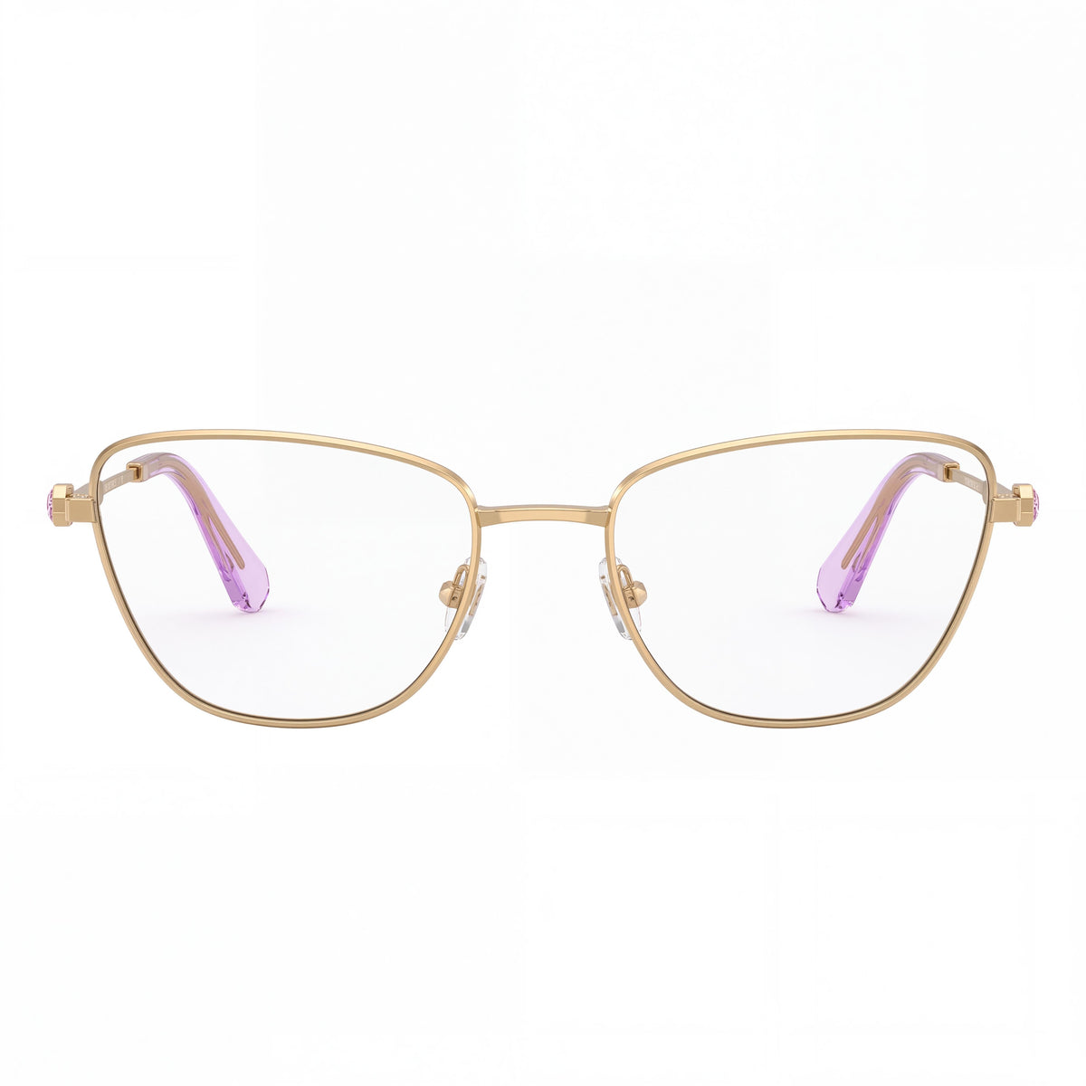 Swarovski Sk1018 Women's Cat Eye Metal Gold Eyeglasses 55mm, Photo 2