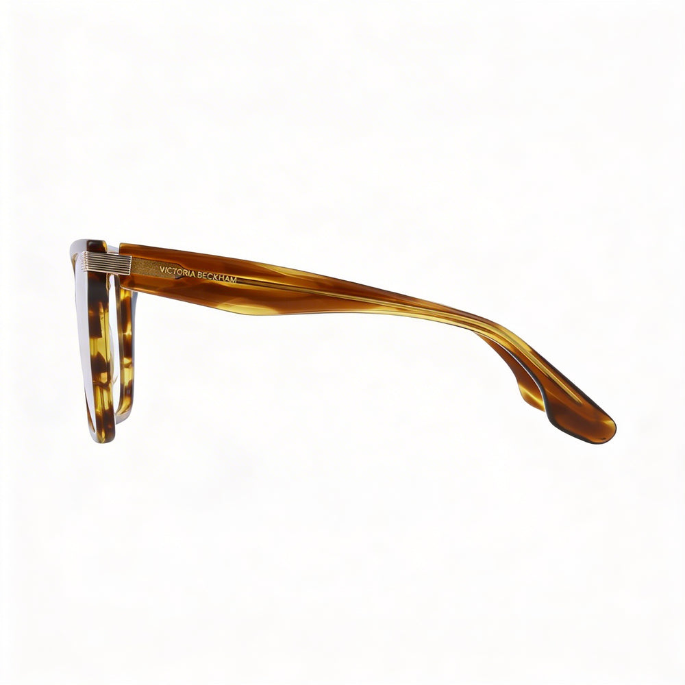 Victoria Beckham Vb2677 Women's Striped Tobacco 53mm Eyeglasses