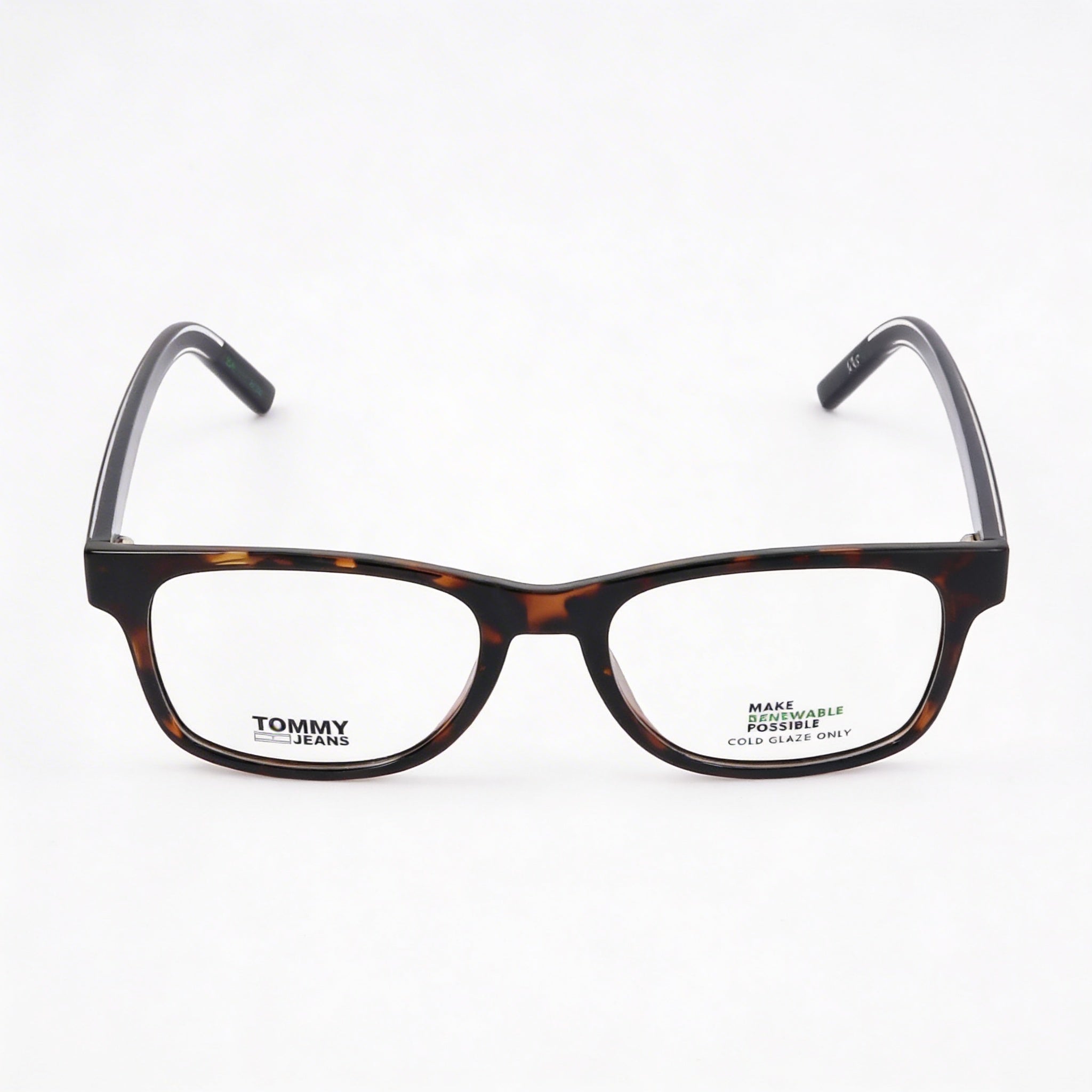 Tommy Hilfiger Modern Men's Eyewear with Injected Havana Frame & Non-polarised Polycarbonate Lenses, 52mm, Photo 3