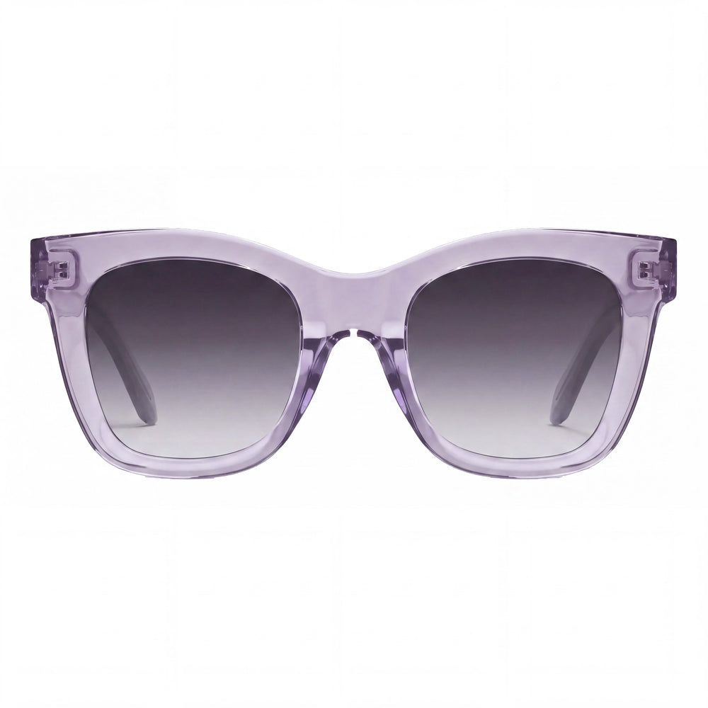 QUAY AUSTRALIA Women's Modern Sweet Pea Injection Frame Smoke Lens UV Protection Sunglasses 150-23-150mm