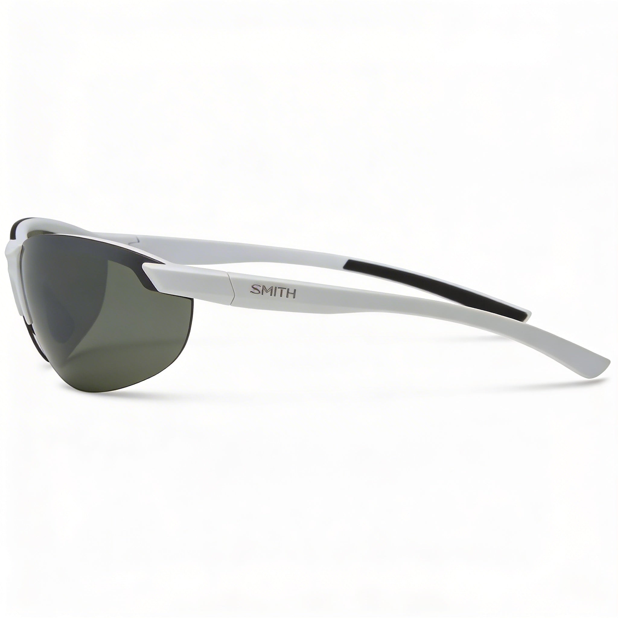 SMITH Parallel 2 Carbonic Polarized Sunglasses, Matte White Polyamide, Platinum Mirror Lenses, Unisex 71mm UV Protected, Photo 3