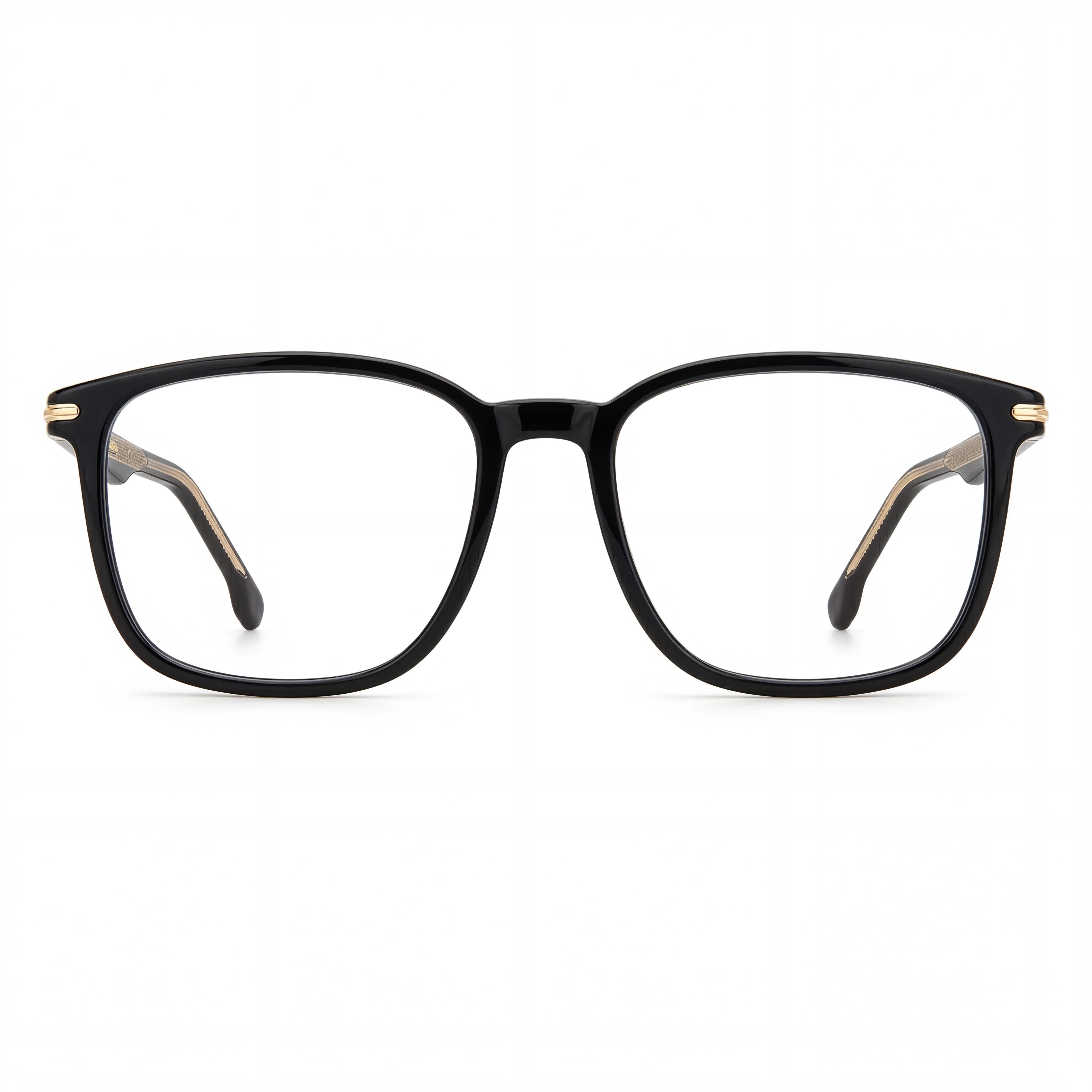 Gafas de sol Carrera 292 unisex, rectangulares, cuadradas, de celulosa, de policarbonato, no polarizadas, color negro, 55 mm, Photo 2