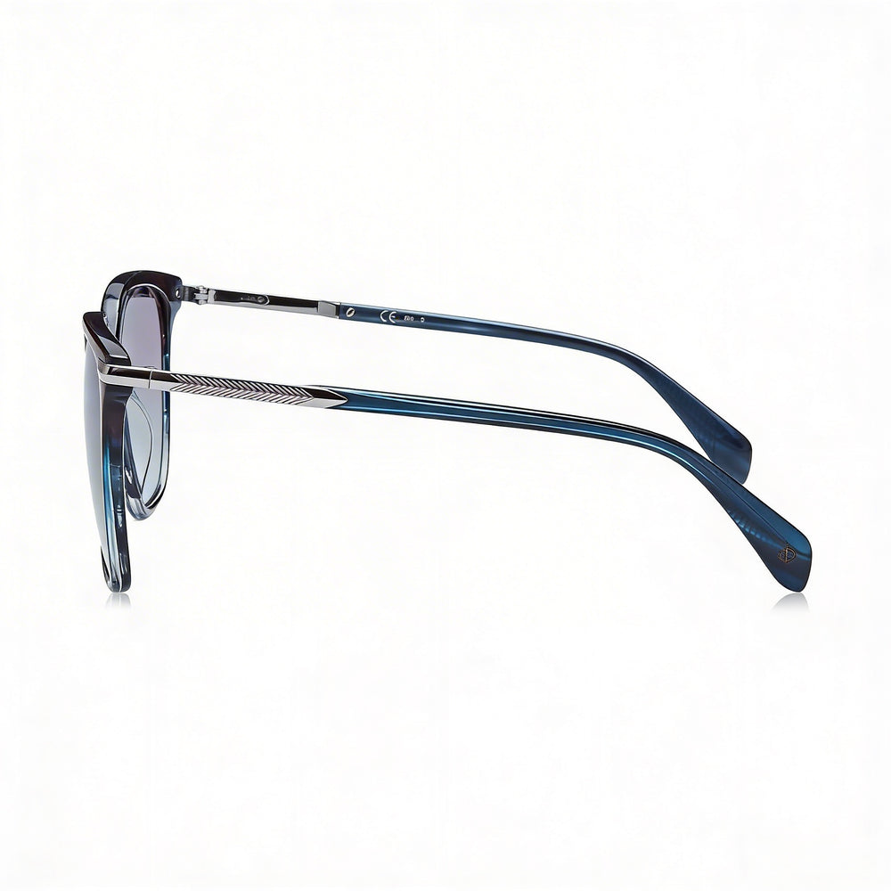 Gafas de sol cuadradas de acetato Rag & Bone Modern Women's Blueviolhorn de 55 mm