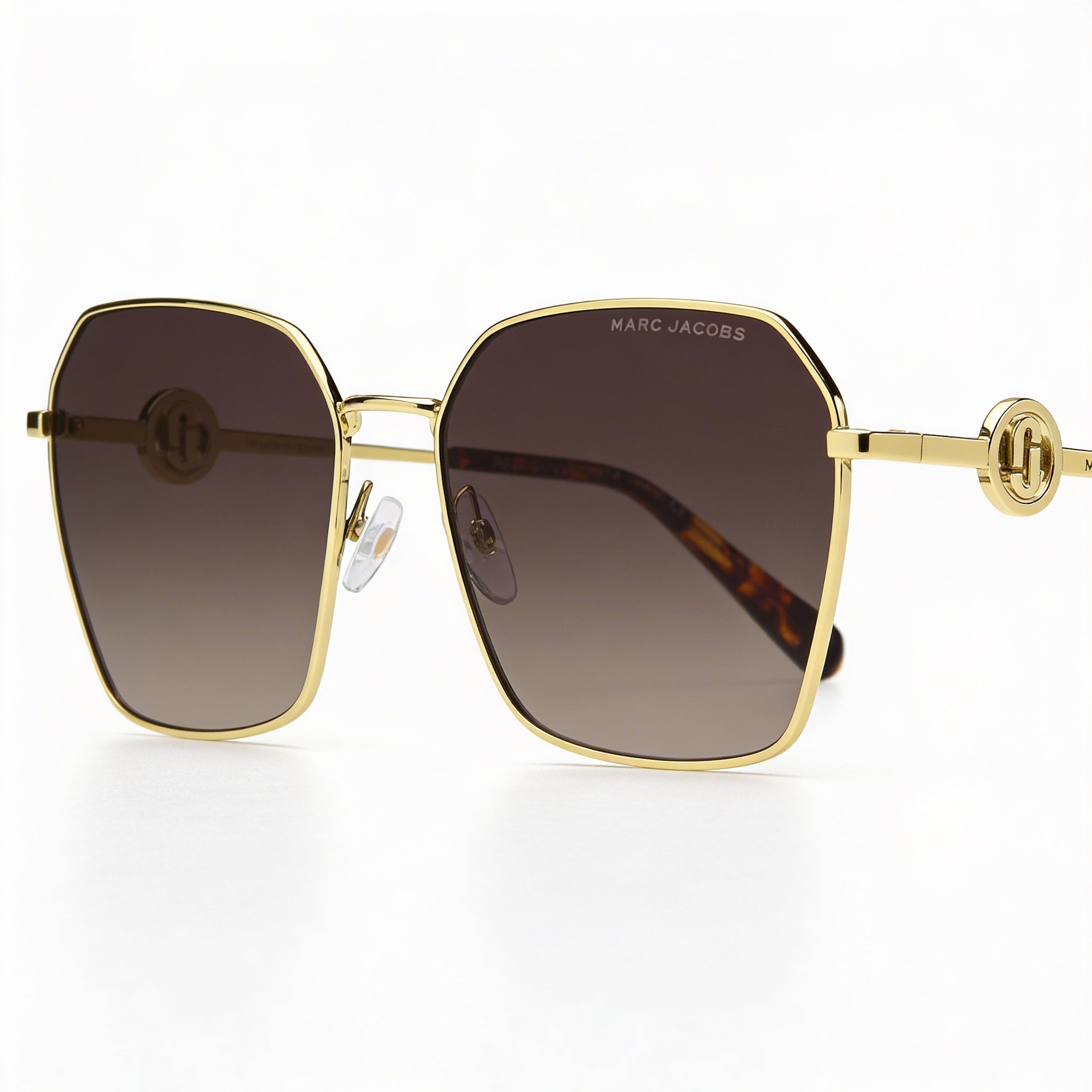 Gafas de sol Marc Jacobs MARC 729/S para mujer, estilo casual, metal dorado, color marrón habano, sin polarizar, de 58 mm, Photo 3