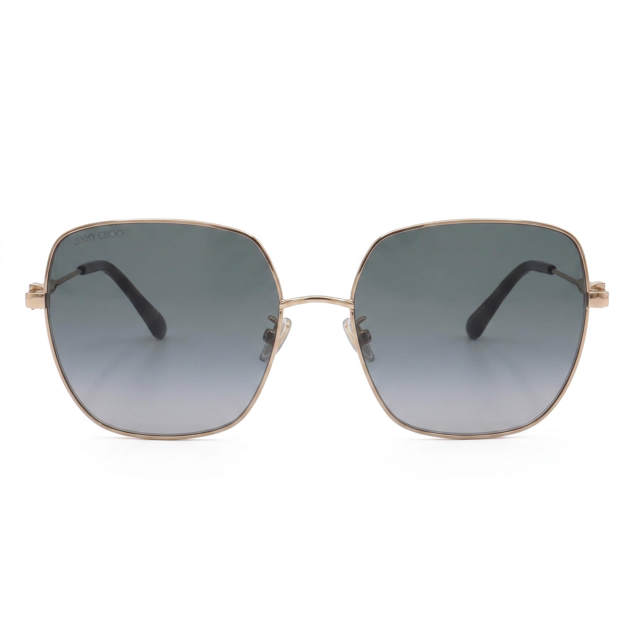 Jimmy Choo KORI/G/SK Women's Gold Black Alloy Steel Butterfly Grey Gradient UV Protection Sunglasses 60mm, Photo 2