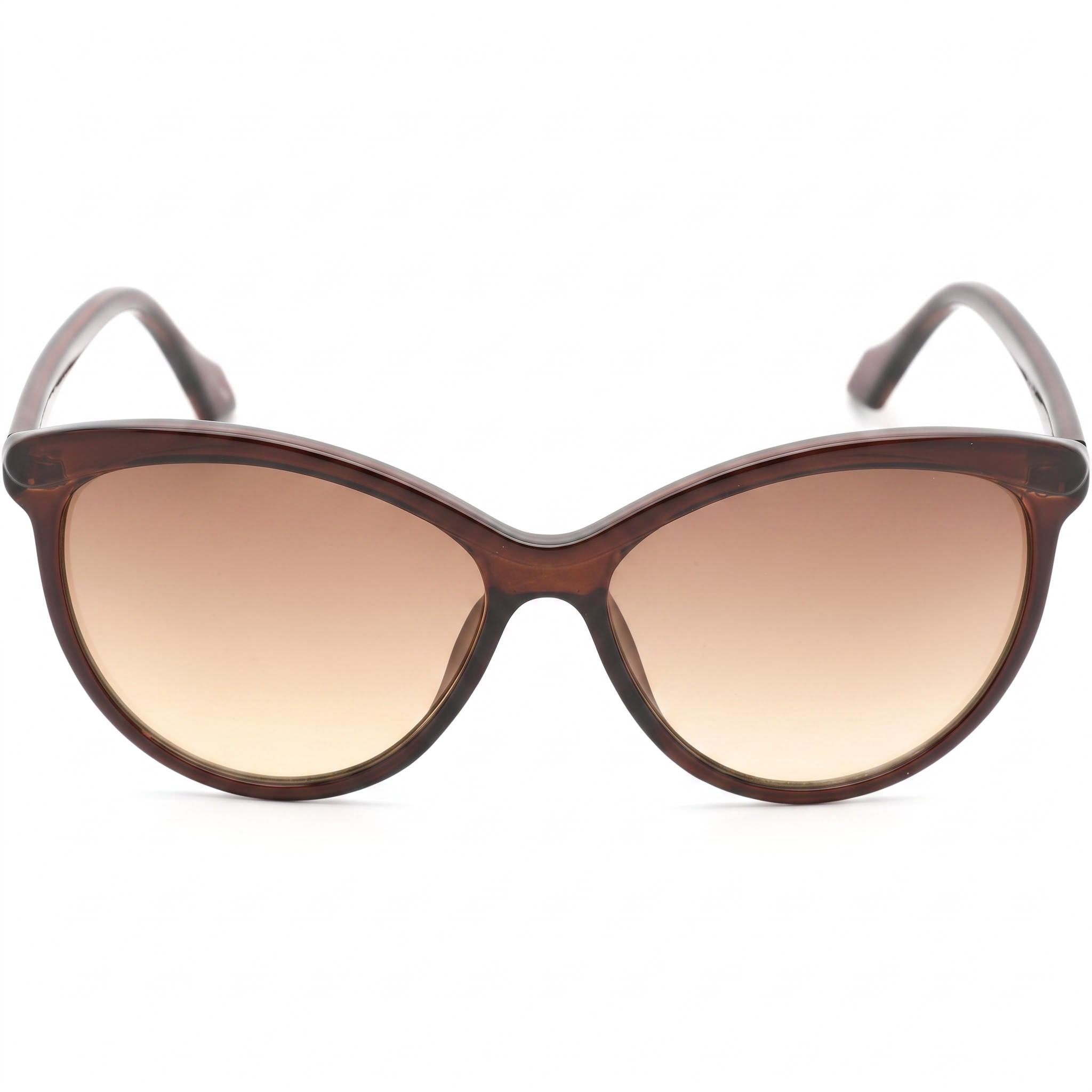 Gafas de sol de ojo de gato Calvin Klein CK19534S marrones para mujer, 58 mm, Photo 2