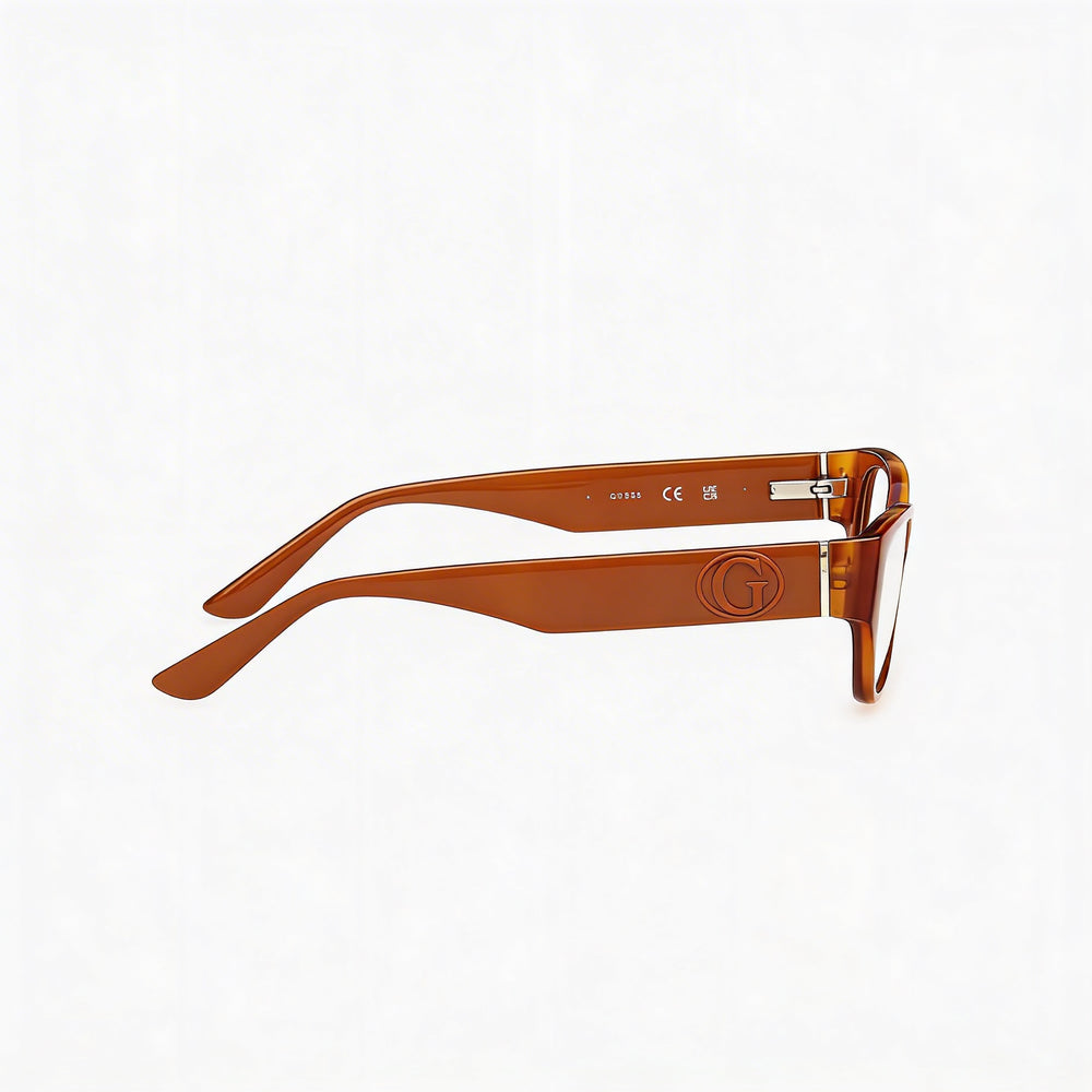 Gafas graduadas GUESS Gu50304 para mujer con montura de plástico color rubio habano naranja claro 52 mm