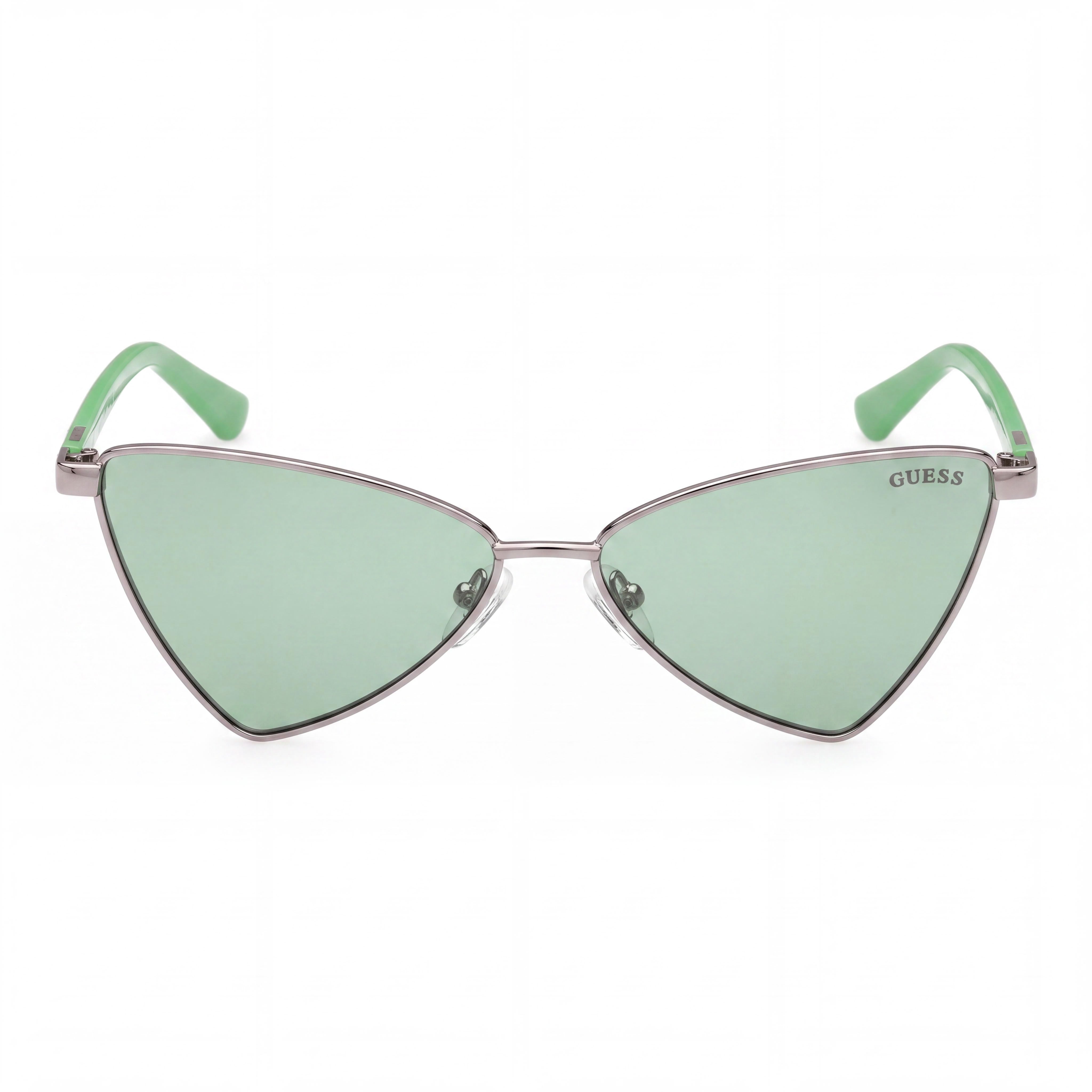 GAFAS DE SOL GUESS FEMENINAS CON PROTECCIÓN UV, Montura Metálica, Gunmetal, Degradado Verde, No Polarizadas, 55mm, Photo 2