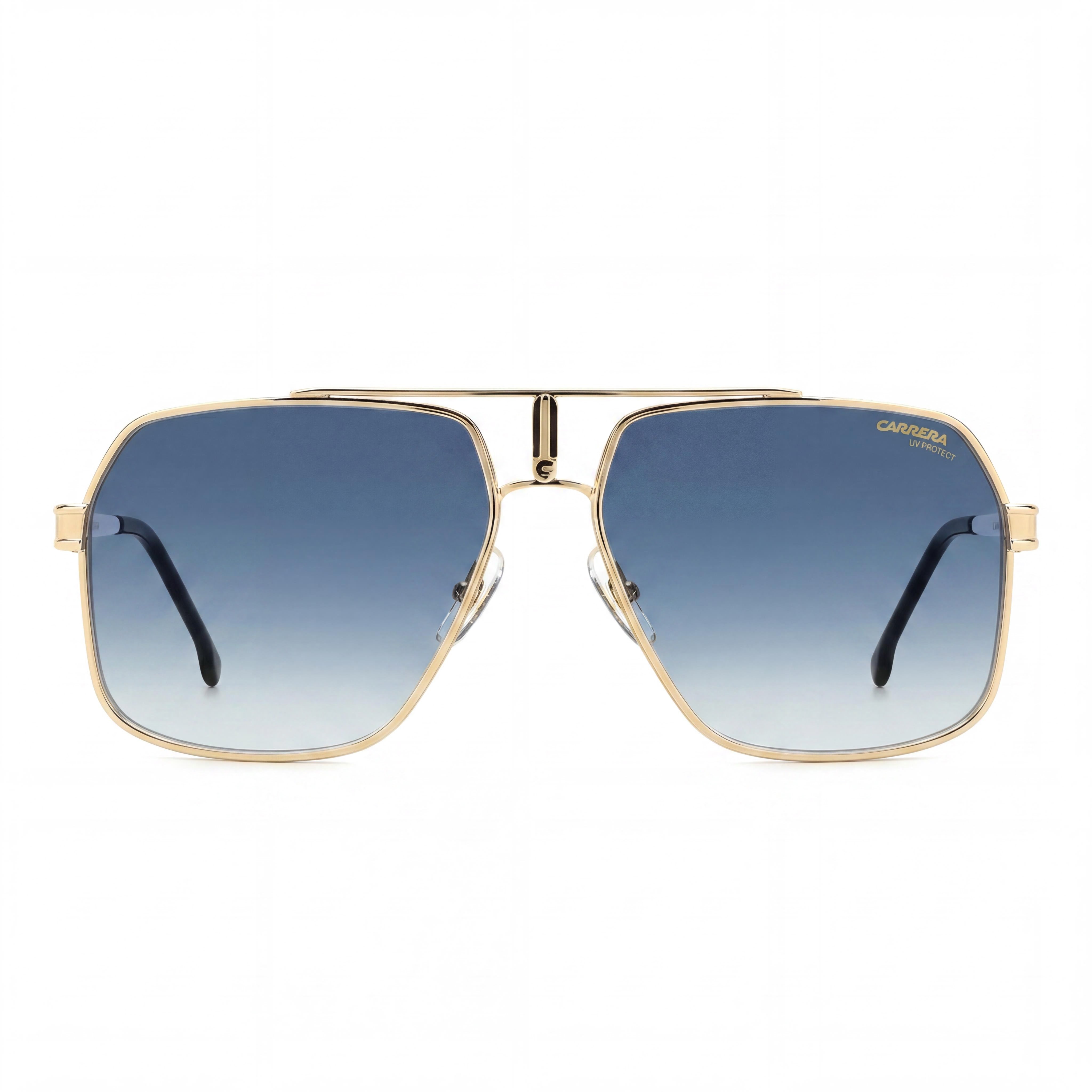Gafas de sol clásicas Carrera 1055/S para mujer, de metal dorado y azul oscuro, 62-15-145, Photo 2