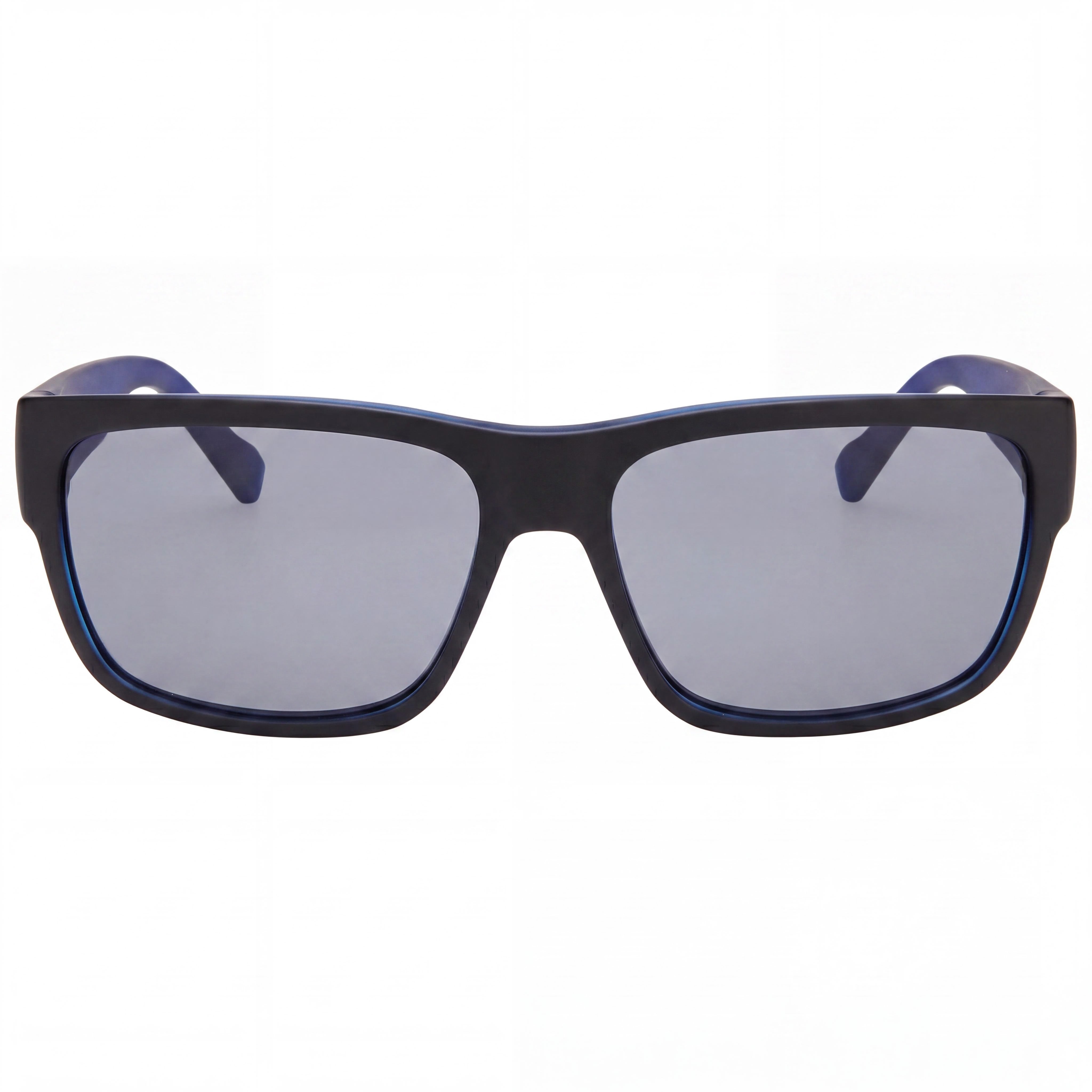 Hugo Boss HG0176/S Men's Matte Black Blue Polyamide Non-Polarized Sunglasses, UV Protection, 58mm Lens, Photo 2