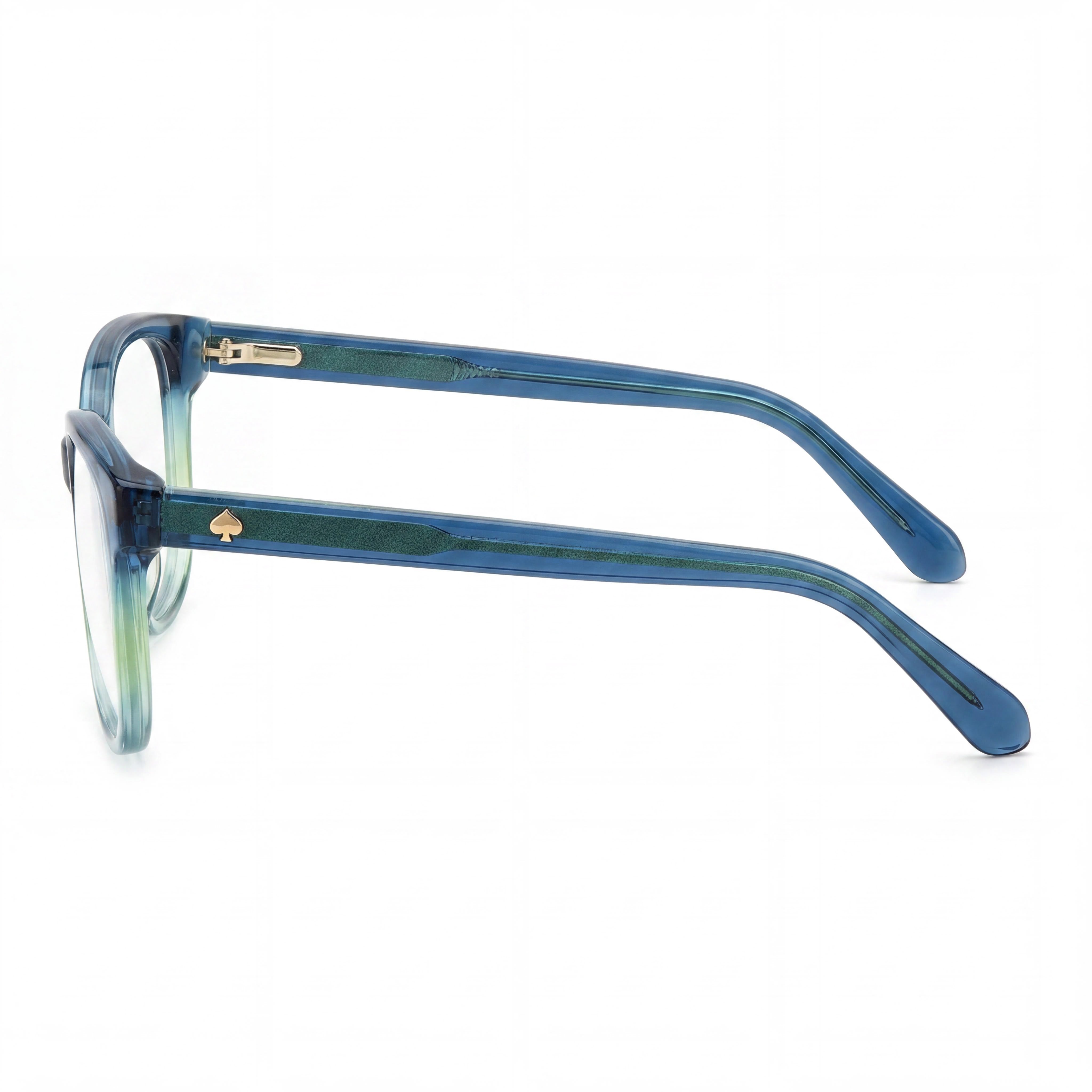 kate spade new york Women's Classic Blue Plastic Frame Sunglasses with Multicolor Lenses, 53-16-140mm, Photo 2