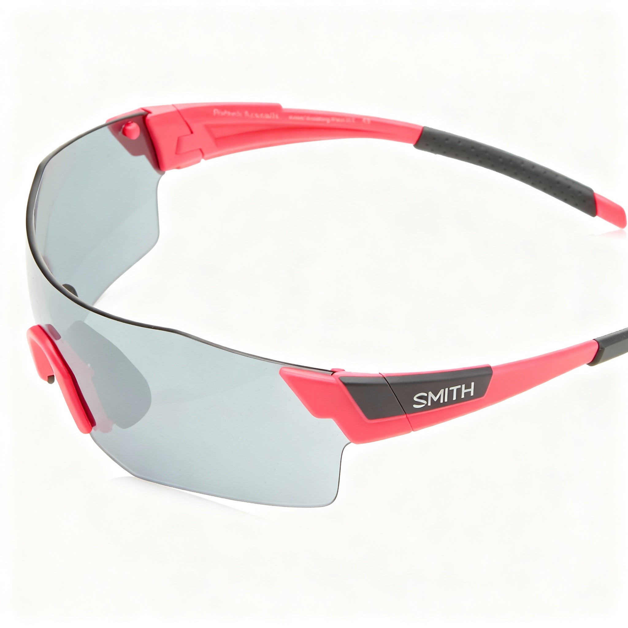 SMITH Pivlock Arena Unisex Plastic Sunglasses, Pink Fluo Grey Speckled Frame, Pink Fluo Lenses, 99-1-125, Photo 3