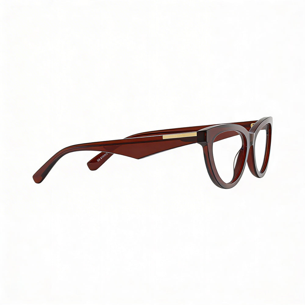 Burberry Classic Men's Eyeglasses featuring a Brown Acetate Frame and Clear Lenses, 53mm Lens Width
