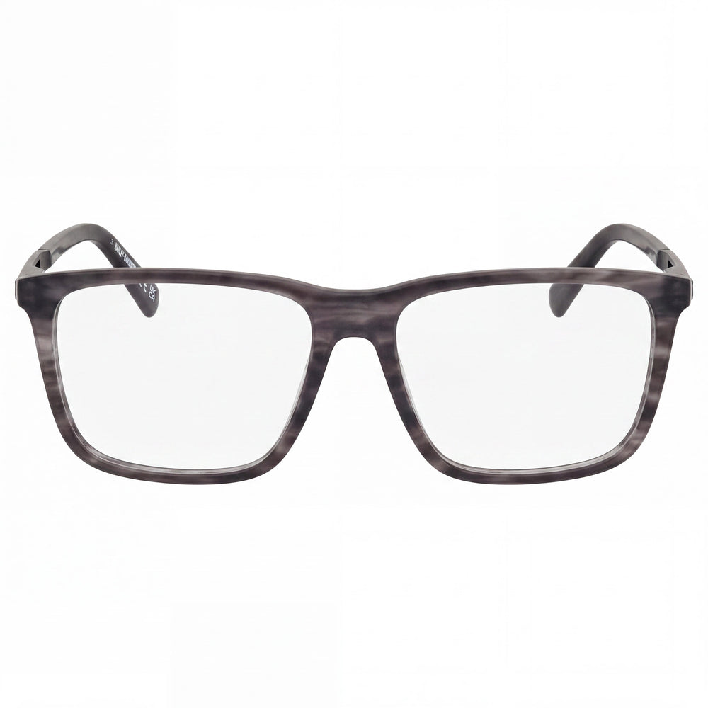 Harley-Davidson HD50025 Grey Rectangle Eyeglasses for Men, Plastic