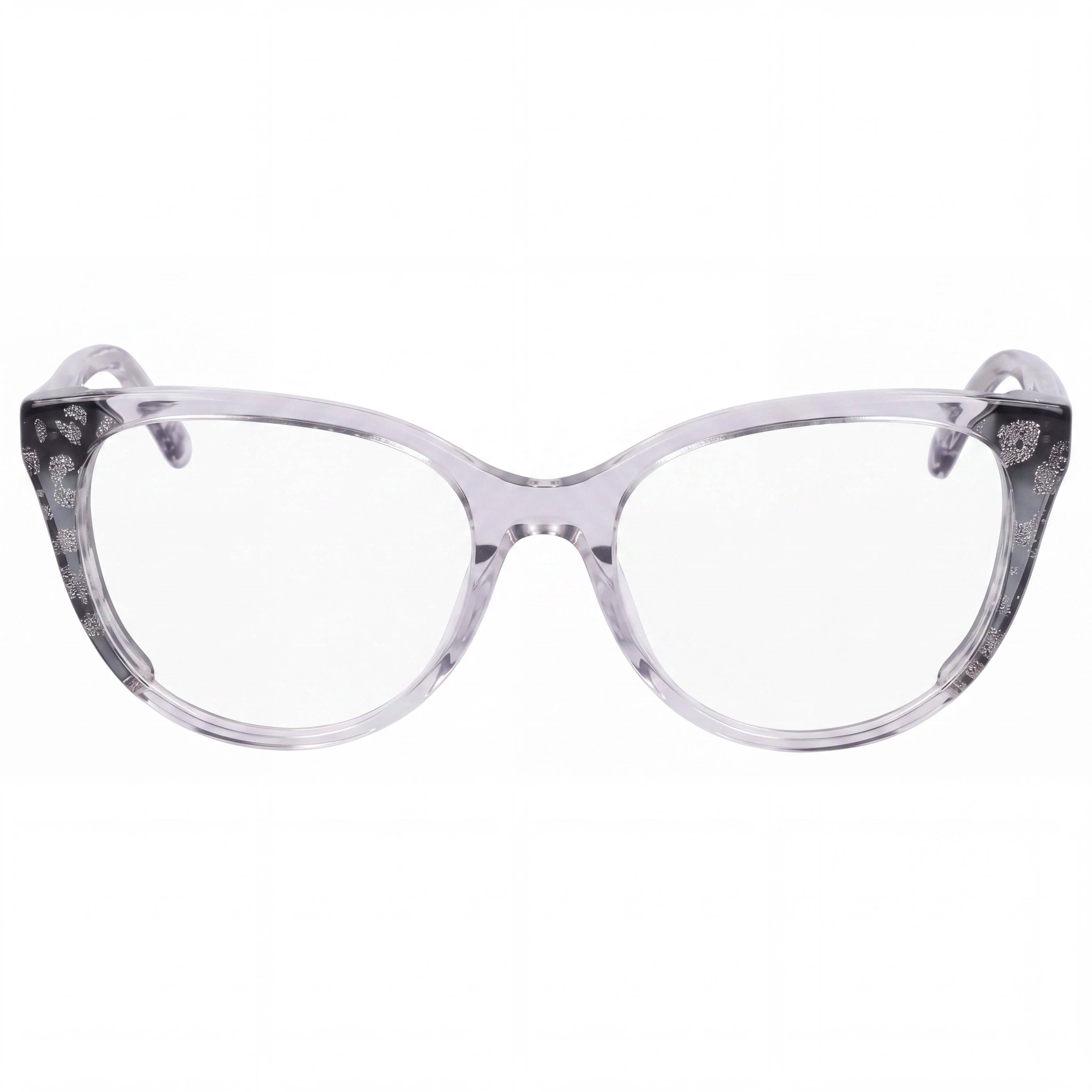 bebe Bb5208 Women's Grey Animal Plastic Full Rim Cat Eye Optical Frame for Prescription Lenses 52-17-135, Photo 2