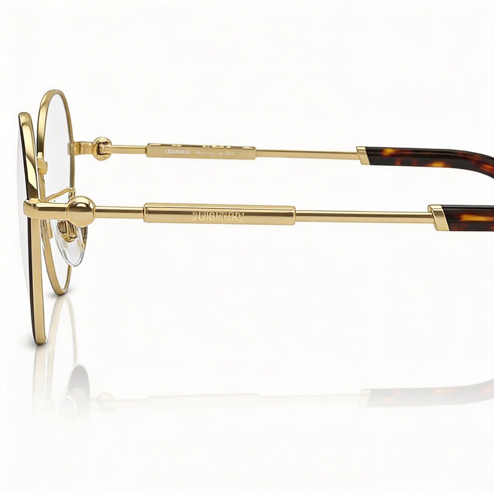 Monturas ópticas Burberry BE1388D de metal marrón para hombre con lentes de 51 mm, puente de 19 mm y patillas de 130 mm, Photo 2